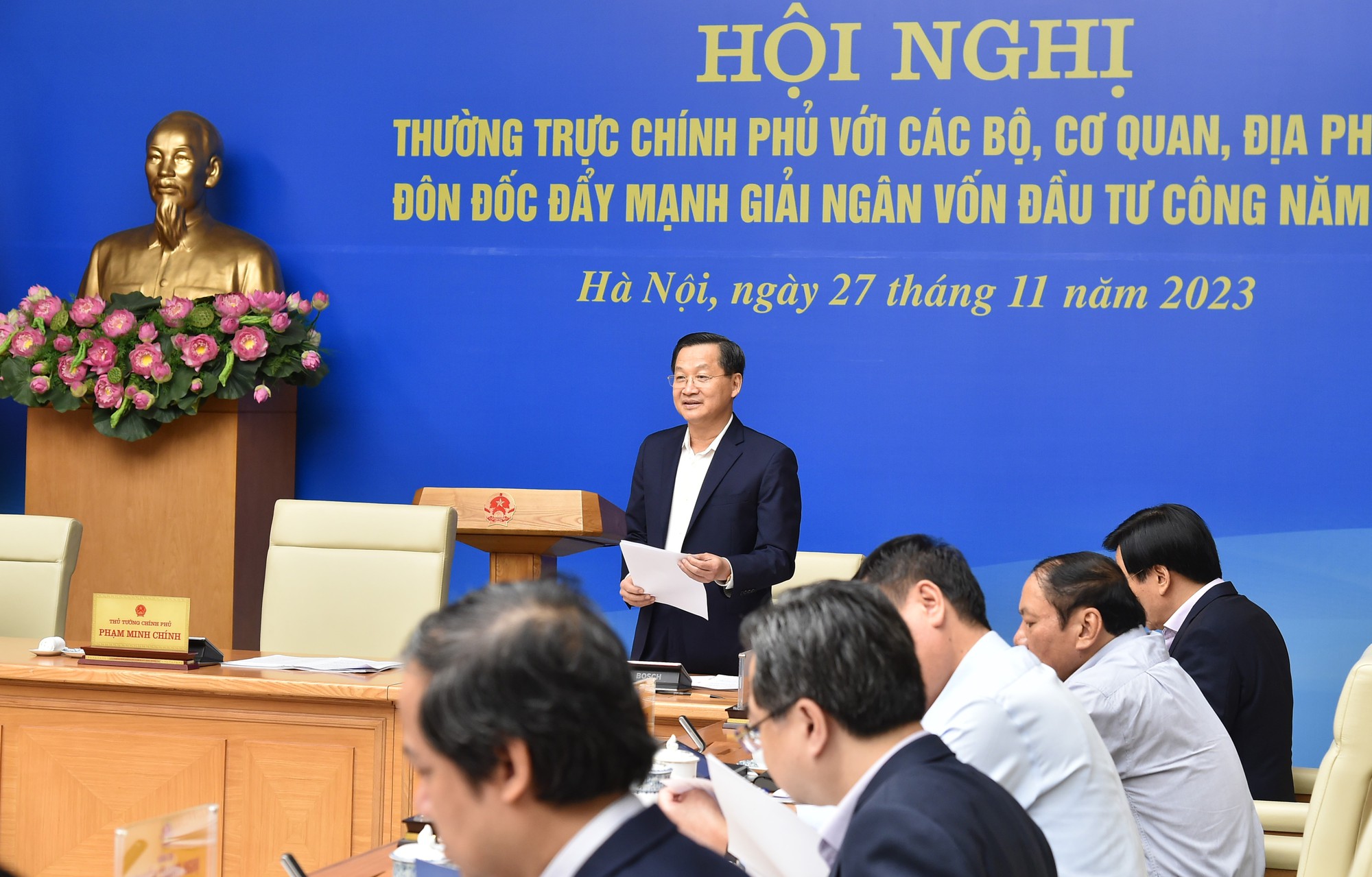 Phó Thủ tướng Lê Minh Khái &quot;trăn trở&quot; với lý do cuối năm Chính phủ vẫn phải họp về giải ngân đầu tư công - Ảnh 2.