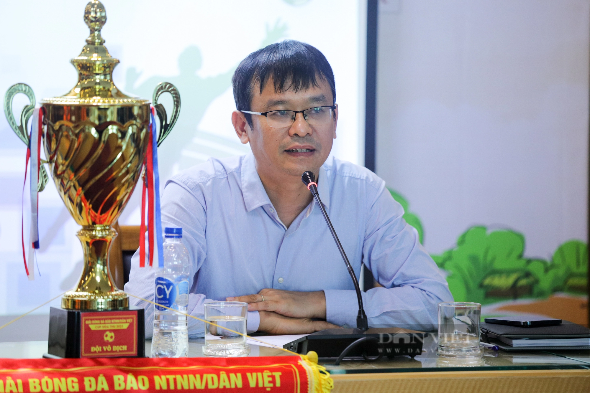 Họp báo và bốc thăm chia bảng Giải bóng đá Báo Nông thôn Ngày nay/Dân Việt - Ảnh 3.