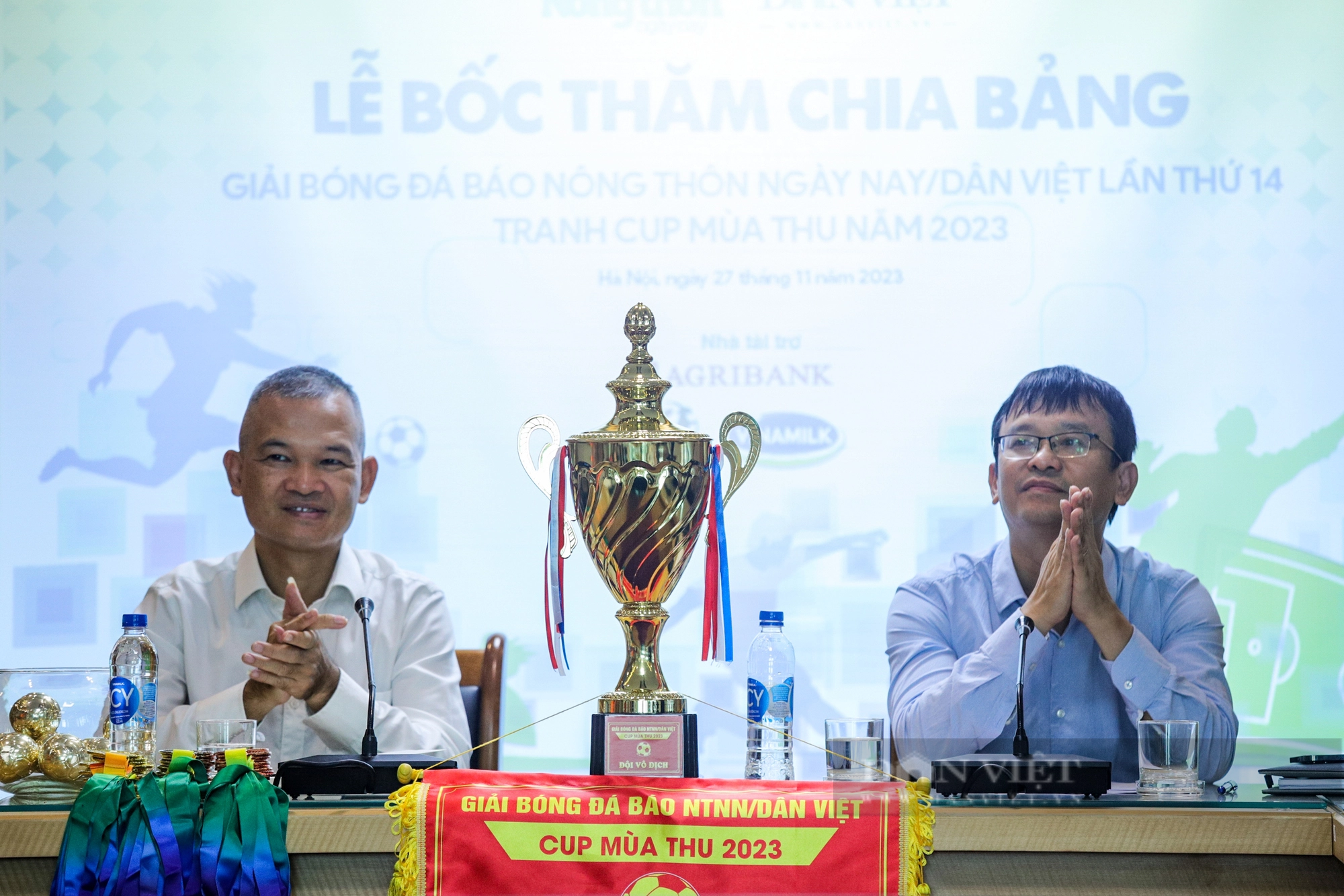 Họp báo và bốc thăm chia bảng Giải bóng đá Báo Nông thôn Ngày nay/Dân Việt - Ảnh 9.