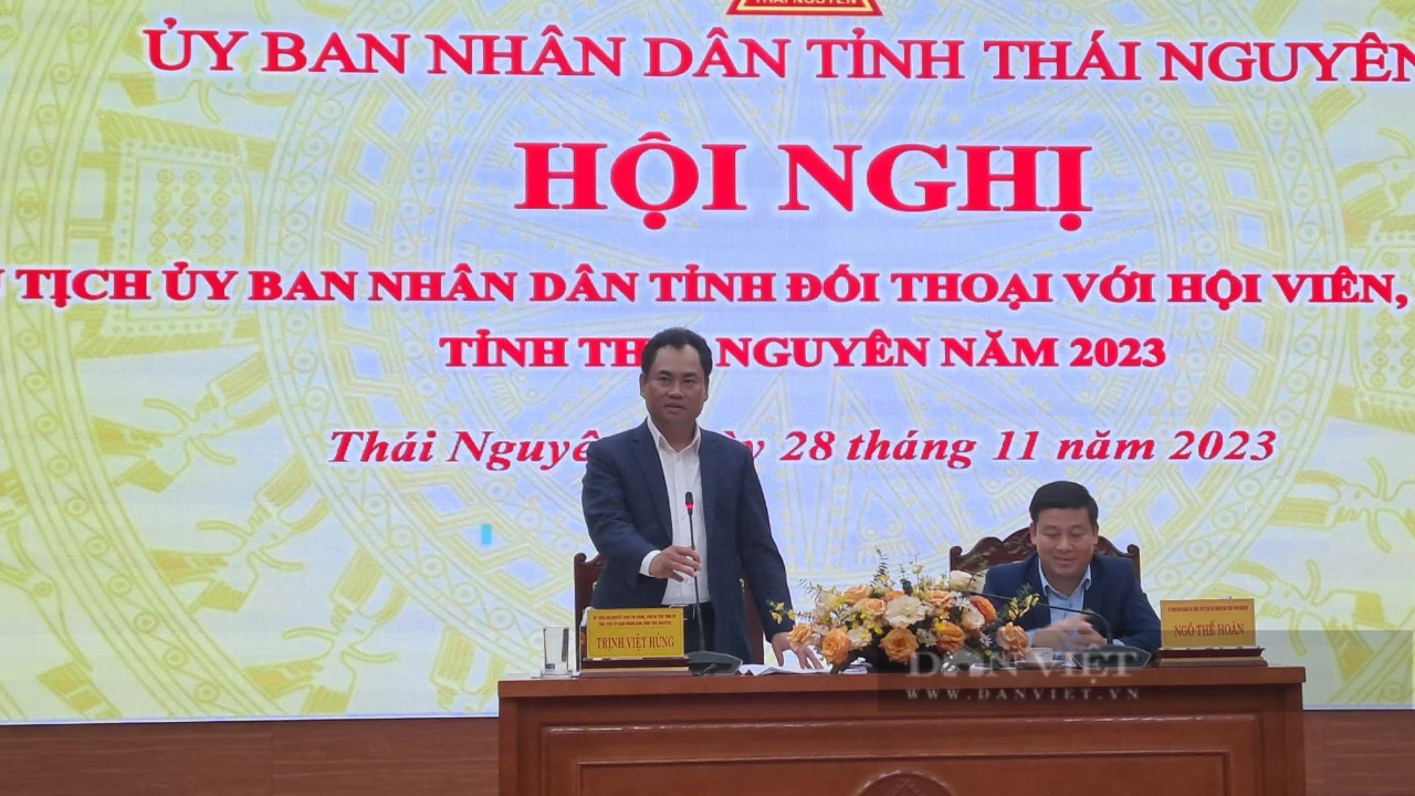 Chủ tịch tỉnh Thái Nguyên đối thoại với hội viên, nông dân: Nhiều tâm tư, nguyện vọng của nông dân được tháo gỡ - Ảnh 7.
