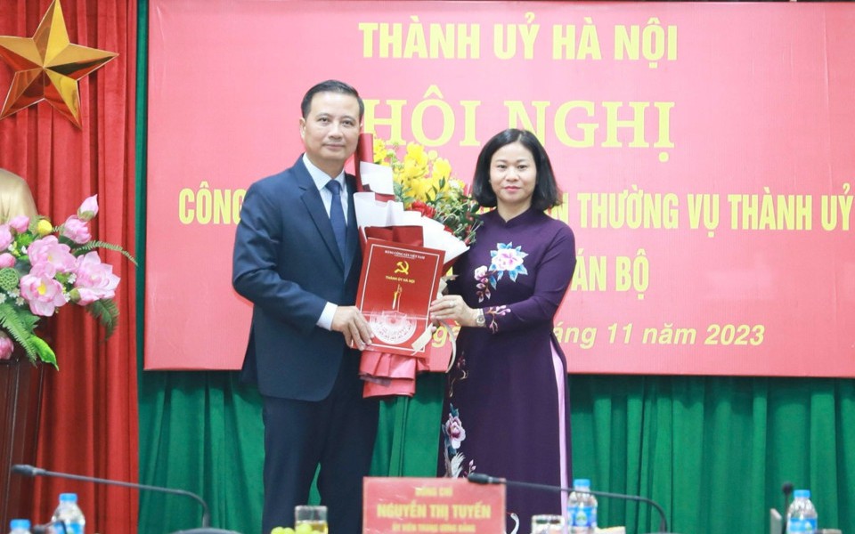 Ông Nguyễn Xuân Linh được điều động làm Bí thư Quận ủy Hoàng Mai