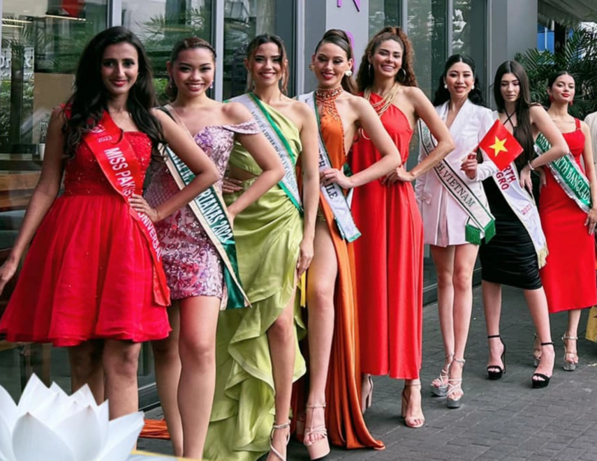 Nhan sắc xinh đẹp của dàn thí sinh Miss Earth 2023 khi &quot;đọ sắc&quot;, Hoa hậu Lan Anh bị &quot;lép vế&quot;?  - Ảnh 2.