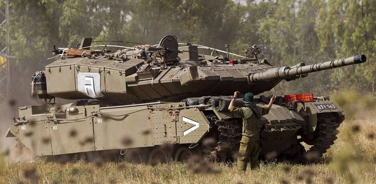 Cận cảnh xe tăng tên lửa Pereh &quot;độc nhất vô nhị&quot; của Israel tấn công dữ dội Hamas - Ảnh 14.