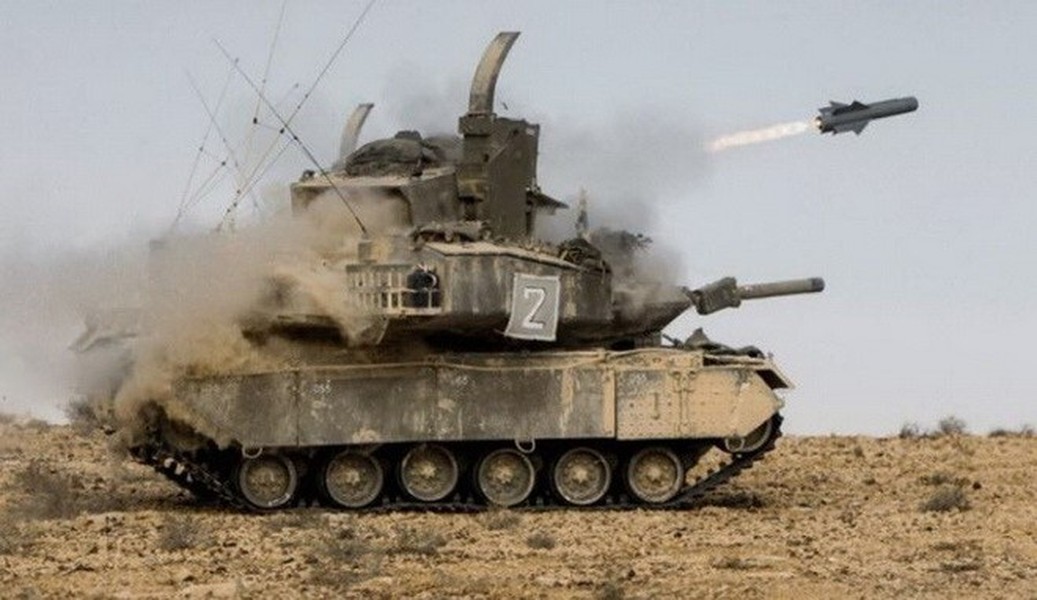 Cận cảnh xe tăng tên lửa Pereh &quot;độc nhất vô nhị&quot; của Israel tấn công dữ dội Hamas - Ảnh 7.