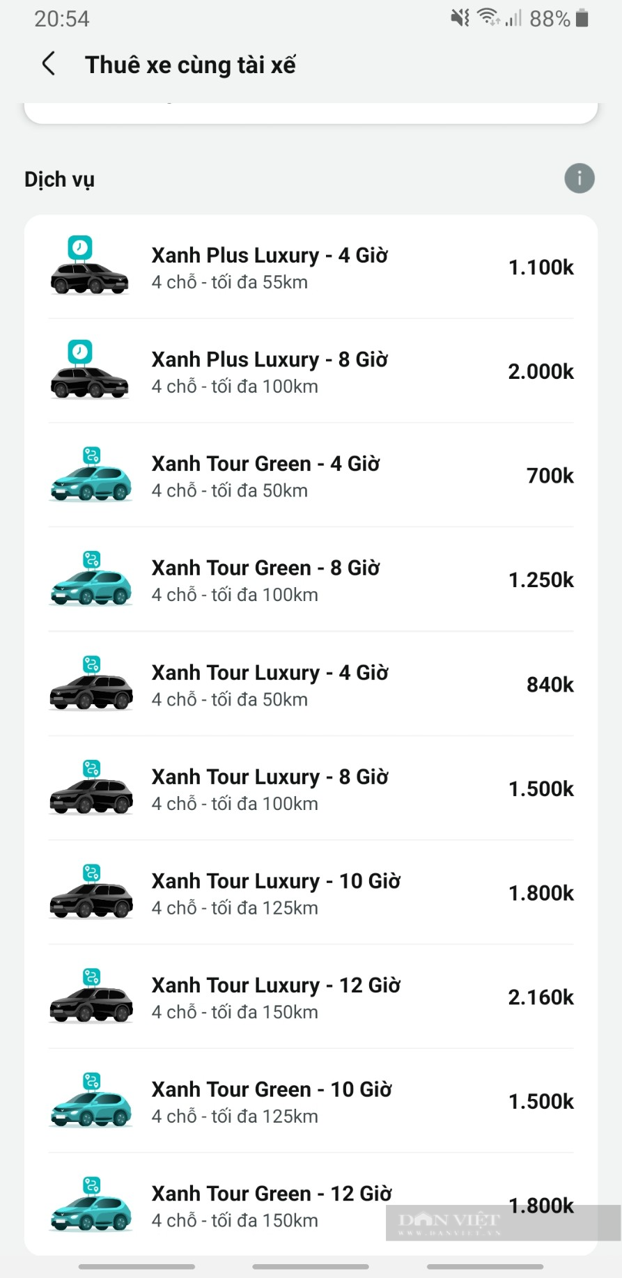 Bất ngờ giá thuê xe điện VinFast của Taxi Xanh SM mới bổ sung dịch vụ - Ảnh 2.