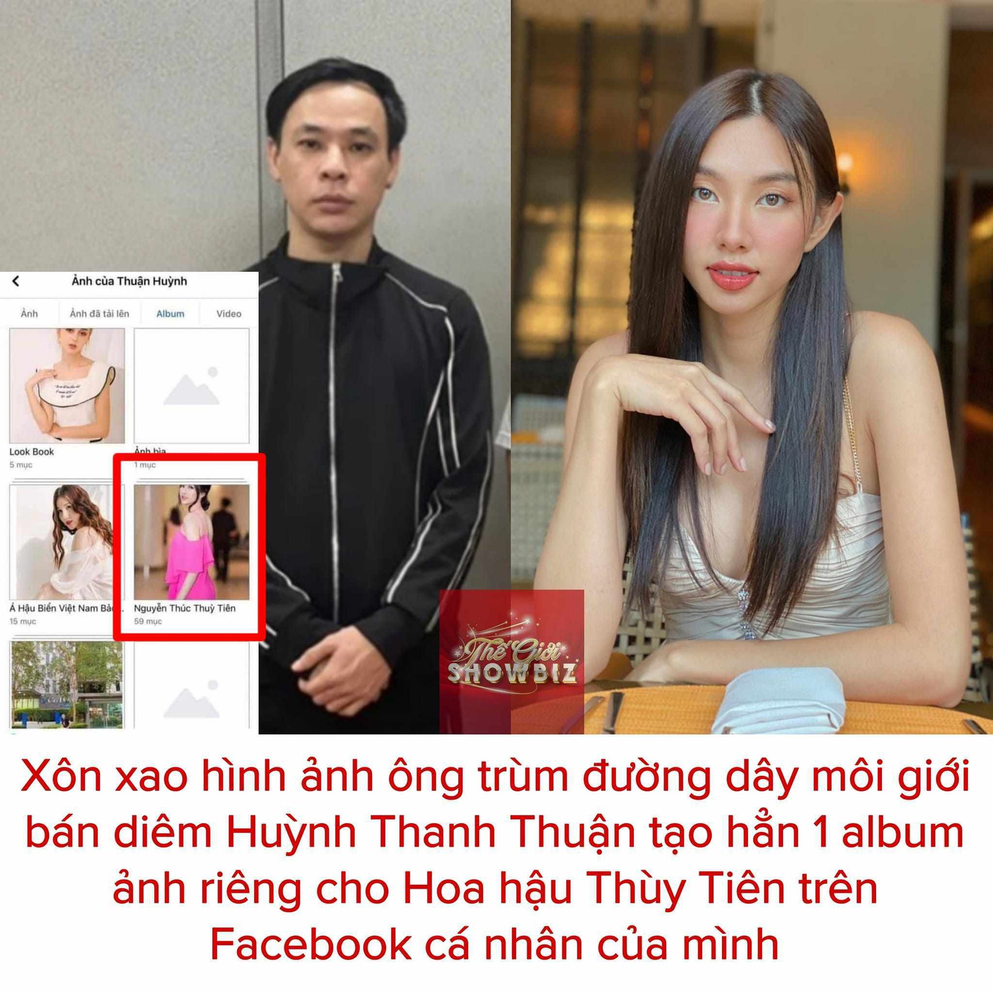 Hoa hậu Thùy Tiên được &quot;tú ông&quot; Huỳnh Thanh Thuận làm riêng một album trên Facebook cá nhân - Ảnh 1.