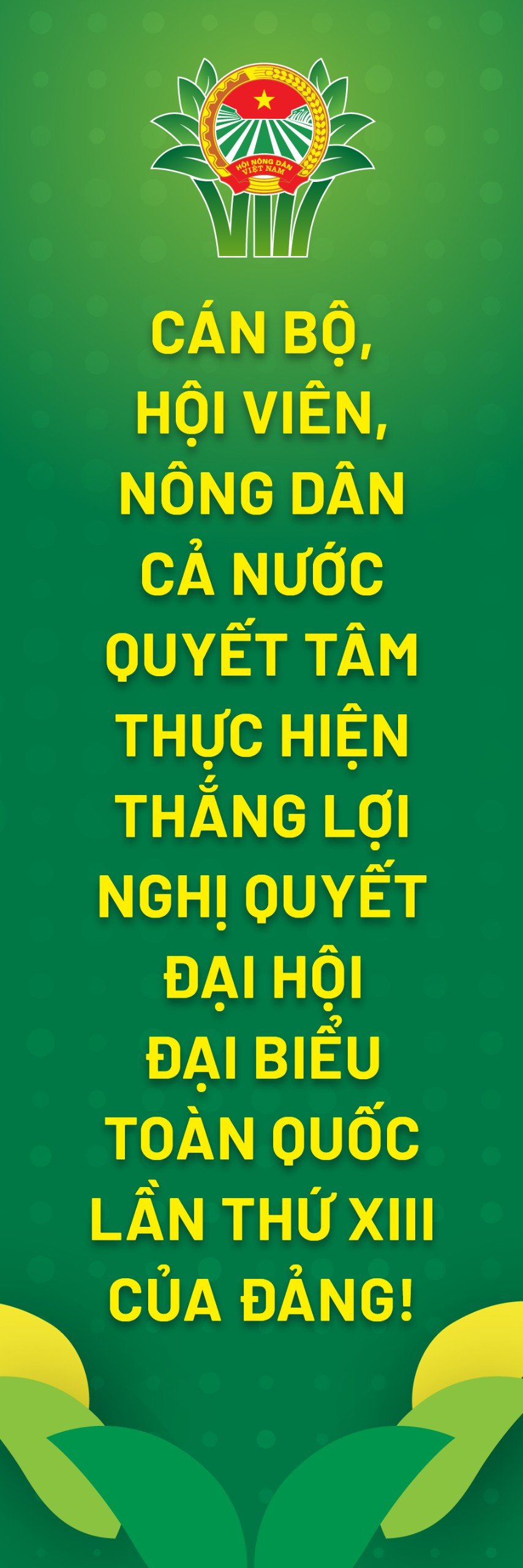 Công bố biểu trưng chính thức Đại hội đại biểu Hội Nông dân Việt Nam  lần thứ VIII, nhiệm kỳ 2023 - 2028 - Ảnh 3.