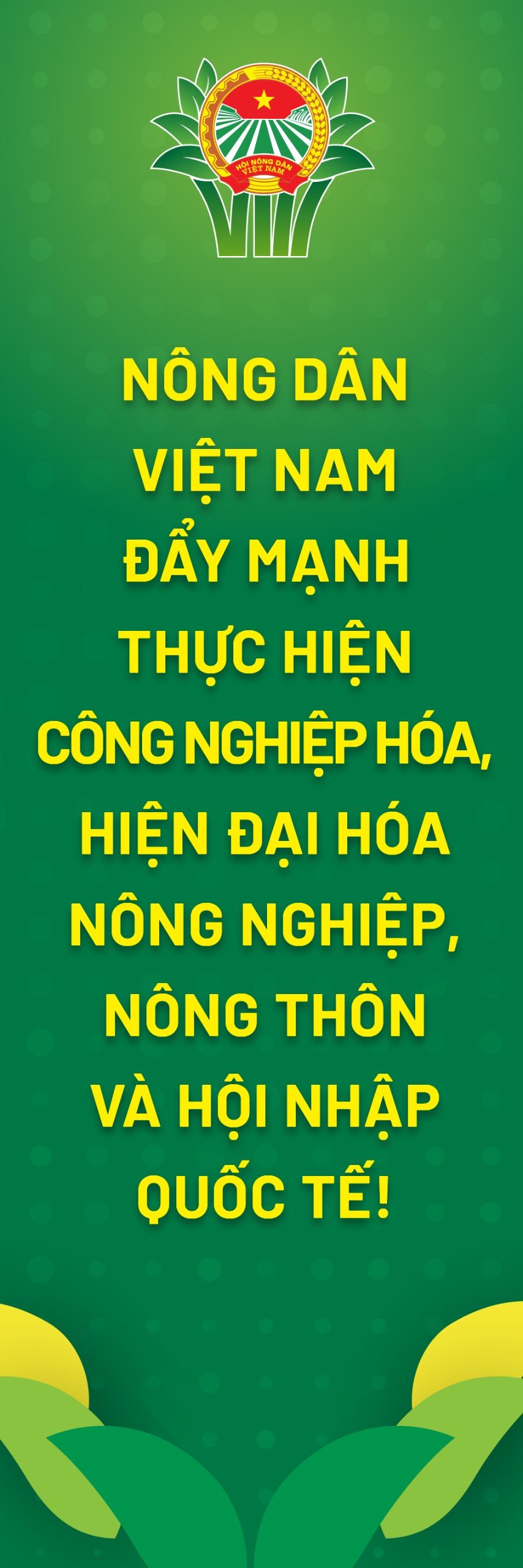 Công bố biểu trưng chính thức Đại hội đại biểu Hội Nông dân Việt Nam  lần thứ VIII, nhiệm kỳ 2023 - 2028 - Ảnh 4.