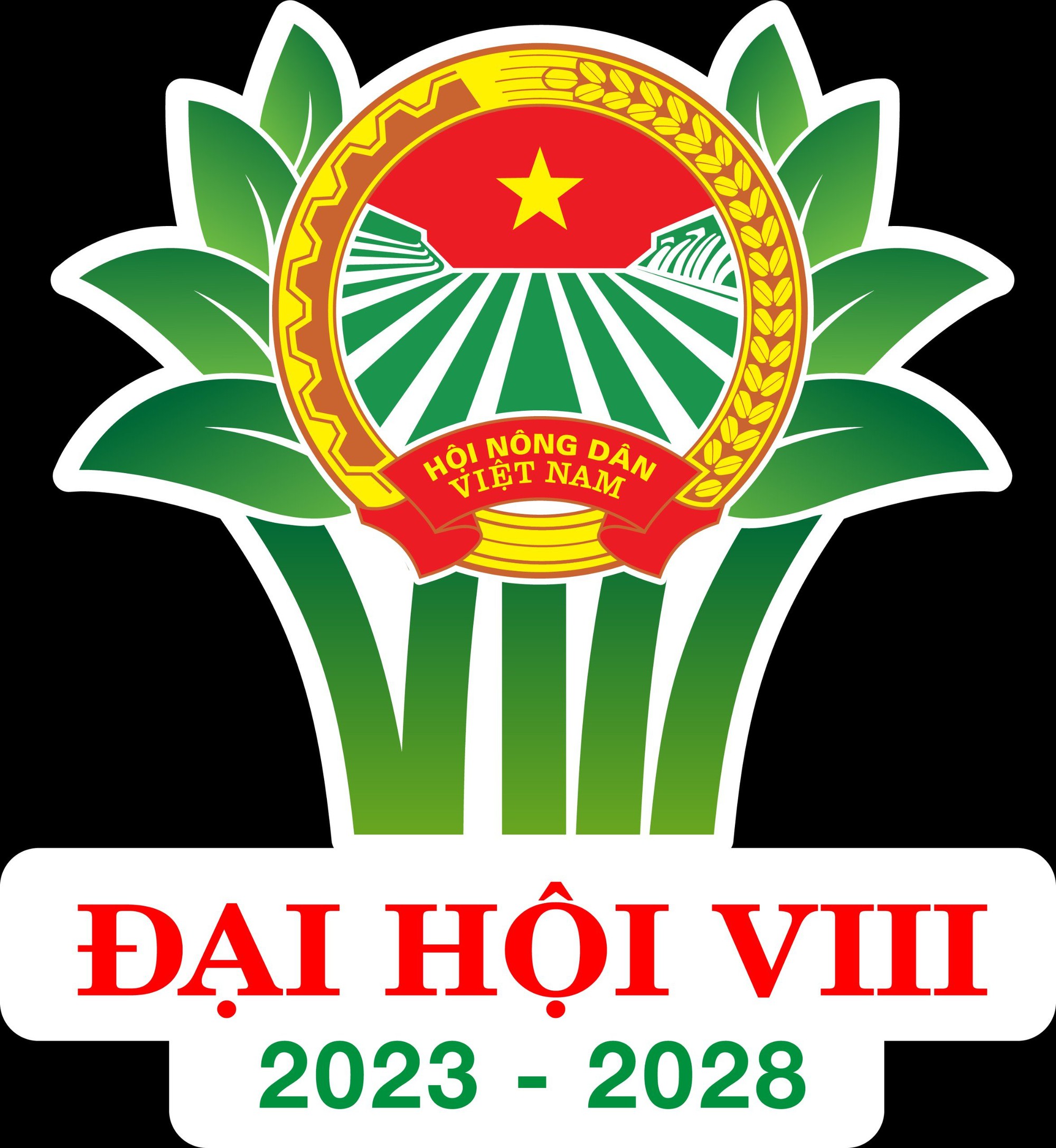 Công bố biểu trưng chính thức Đại hội đại biểu Hội Nông dân Việt Nam  lần thứ VIII, nhiệm kỳ 2023 - 2028 - Ảnh 1.