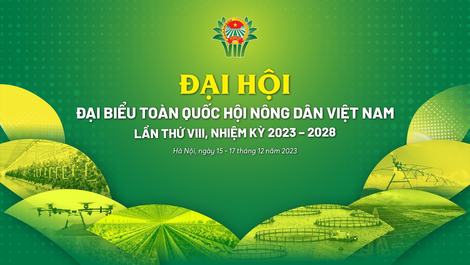 Công bố biểu trưng chính thức Đại hội đại biểu Hội Nông dân Việt Nam  lần thứ VIII, nhiệm kỳ 2023 - 2028 - Ảnh 2.
