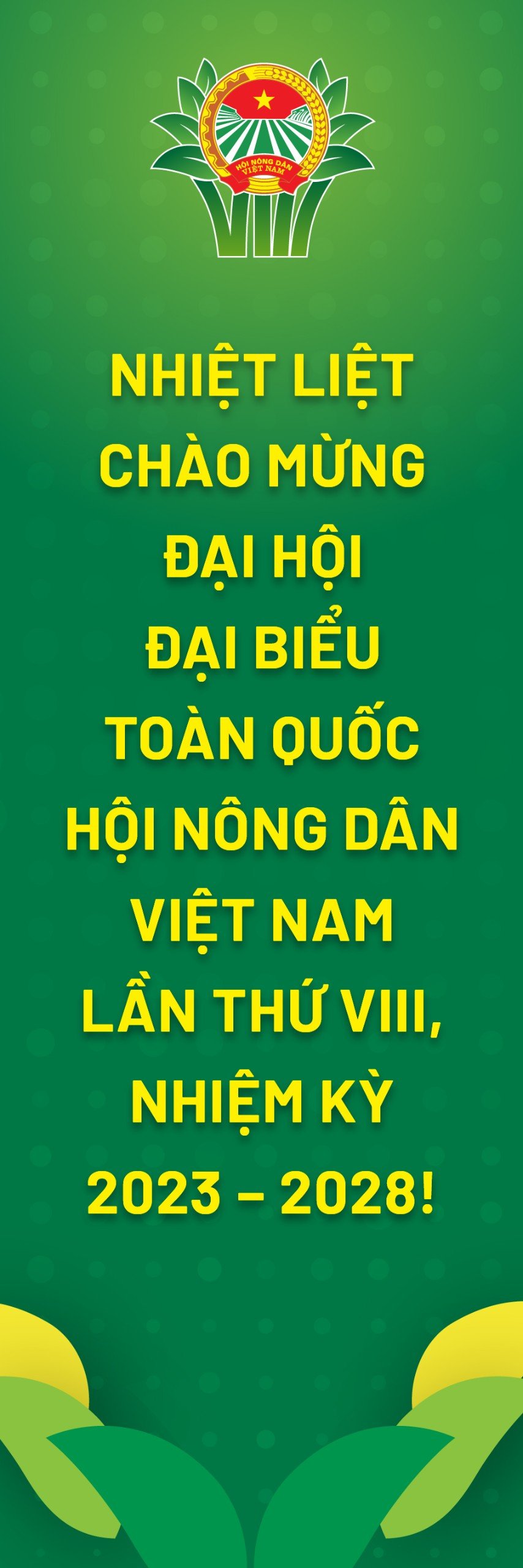 Công bố biểu trưng chính thức Đại hội đại biểu Hội Nông dân Việt Nam  lần thứ VIII, nhiệm kỳ 2023 - 2028 - Ảnh 6.