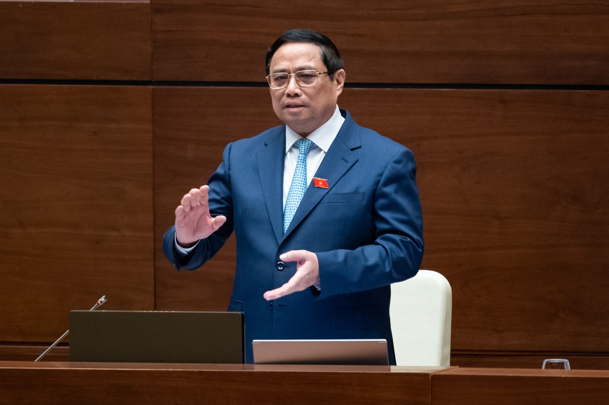 Thủ tướng Phạm Minh Chính: Chúng tôi nhận khuyết điểm việc chưa hoàn thành Nghị quyết Trung ương giao - Ảnh 1.