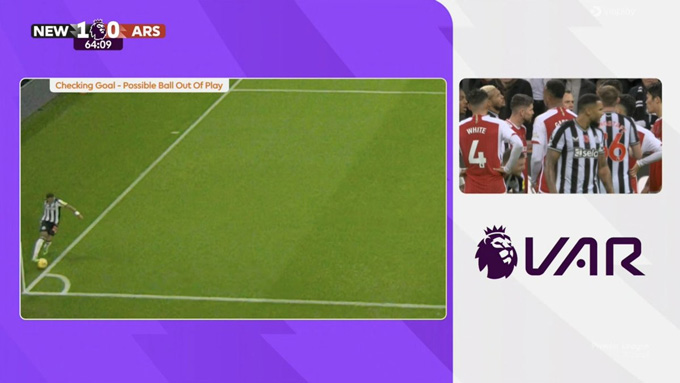 Cực sốc với đoạn ghi âm về VAR ở trận Newcastle thắng Arsenal - Ảnh 1.
