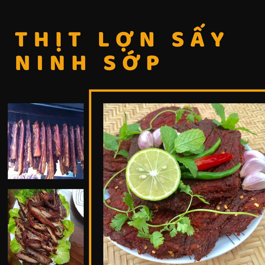 Thịt lợn sấy Ninh Sớp – món ngon cho ngày đông thêm nồng đượm - Ảnh 1.