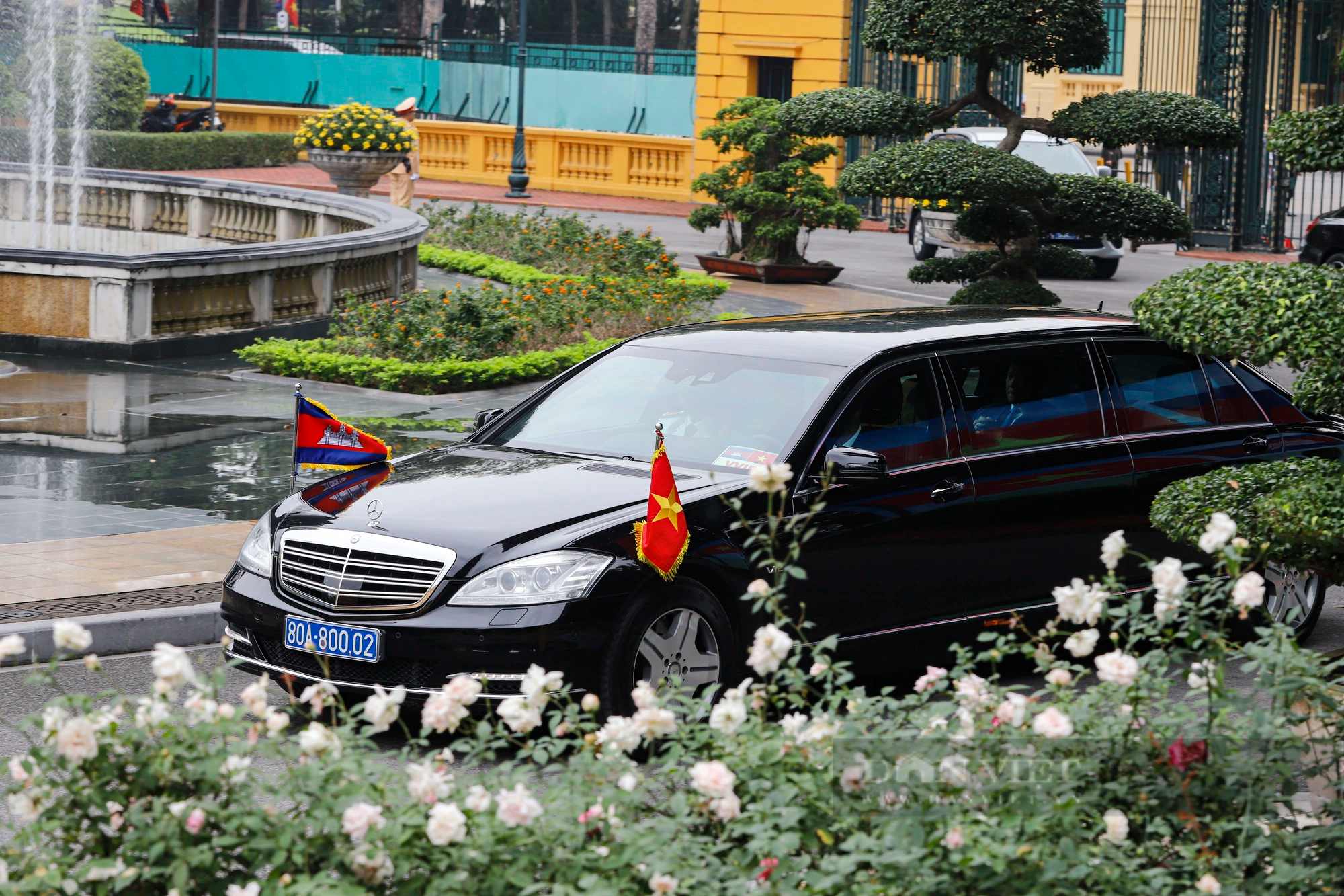 Hình ảnh Thủ tướng Phạm Minh Chính chủ trì Lễ đón Thủ tướng Campuchia Samdech Hun Manet  - Ảnh 2.
