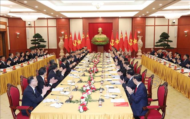Thúc đẩy quan hệ Việt - Trung phát triển vững chắc, ổn định, bền vững lâu dài và hiệu quả hơn nữa - Ảnh 1.