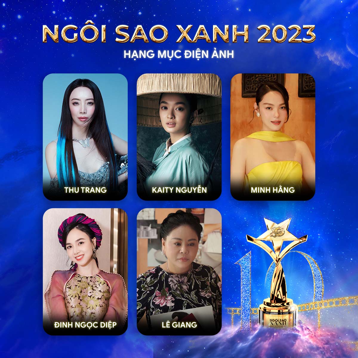 Hoa hậu Tiểu Vy, Trương Quỳnh Anh xuất hiện lộng lẫy tại buổi công bố giải thưởng Ngôi Sao Xanh 2023 - Ảnh 7.