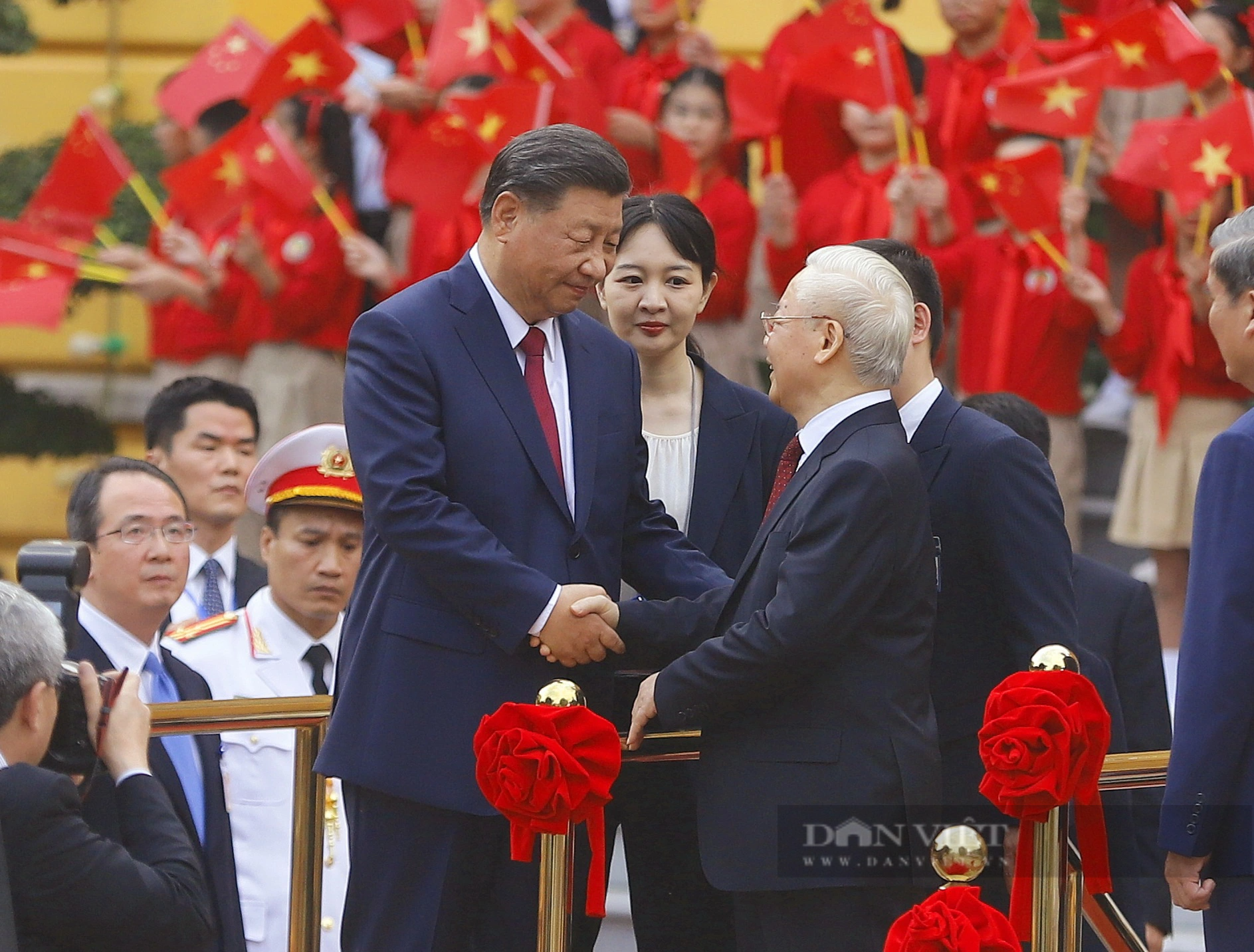 Cập nhật: Lễ đón chính thức Tổng Bí thư, Chủ tịch Trung Quốc Tập Cận Bình - Ảnh 3.