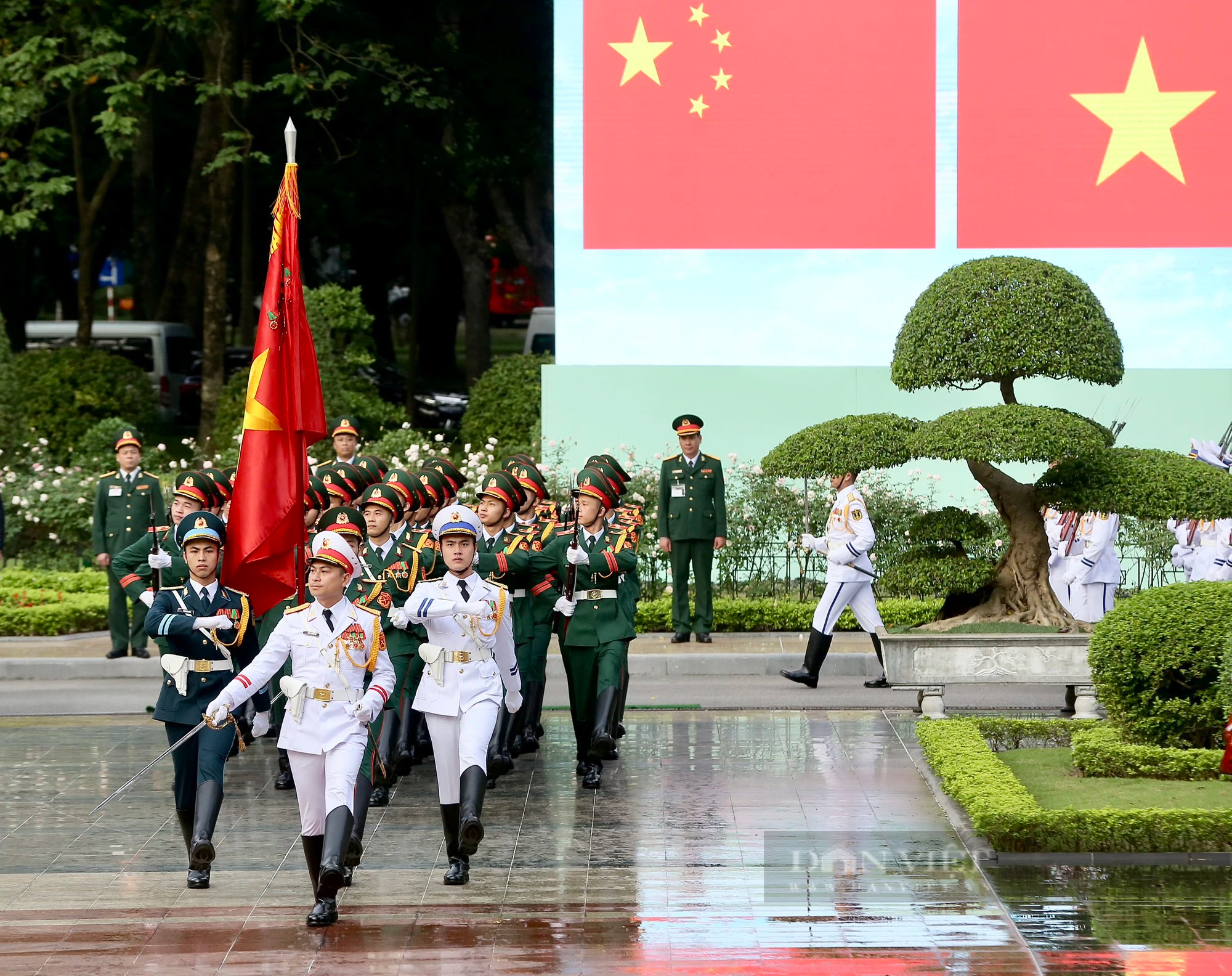 Cập nhật: Lễ đón chính thức Tổng Bí thư, Chủ tịch Trung Quốc Tập Cận Bình - Ảnh 7.