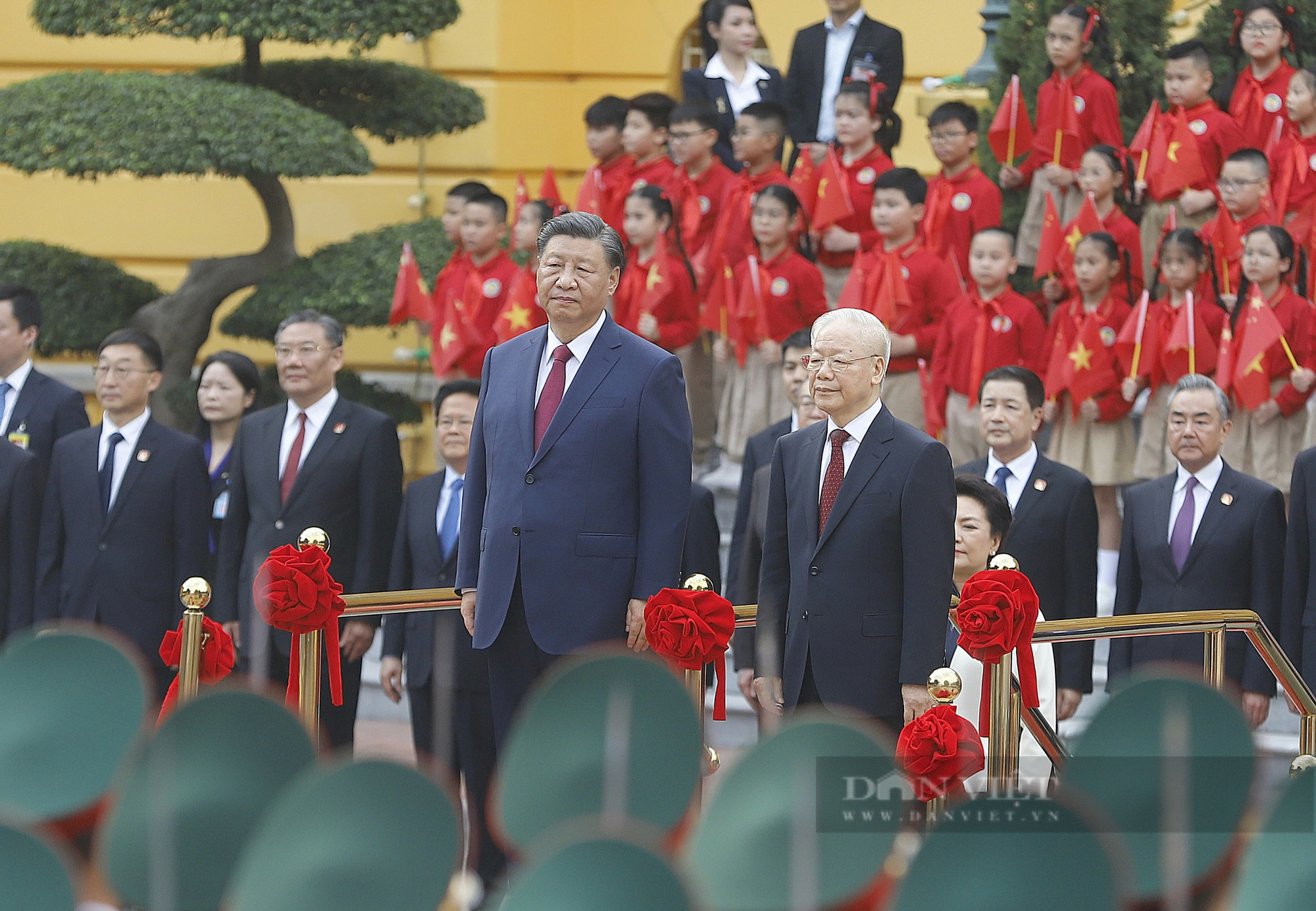 Tổng bí thư Nguyễn Phú Trọng chủ trì Lễ đón cấp nhà nước Tổng bí thư, Chủ tịch nước Trung Quốc Tập Cận Bình - Ảnh 3.