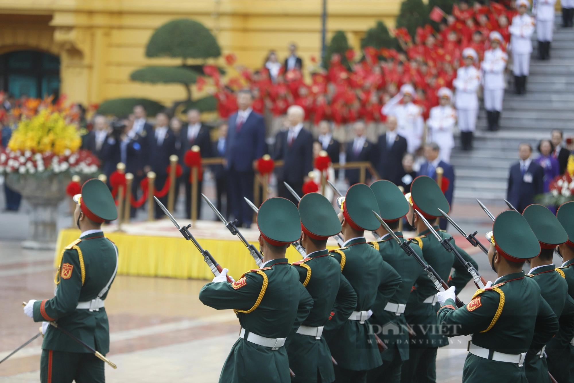 Tổng bí thư Nguyễn Phú Trọng chủ trì Lễ đón cấp nhà nước Tổng bí thư, Chủ tịch nước Trung Quốc Tập Cận Bình - Ảnh 5.