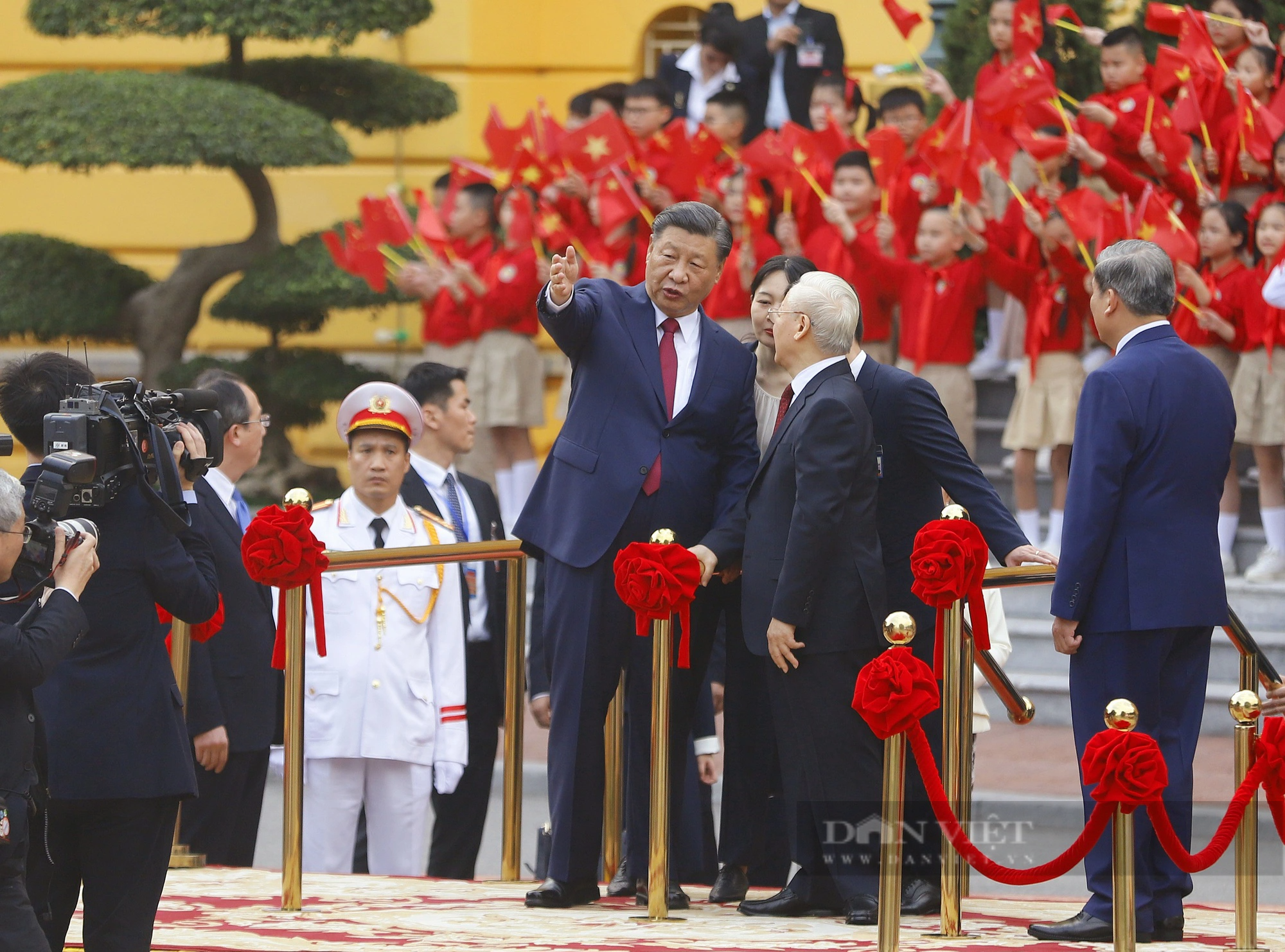 Tổng bí thư Nguyễn Phú Trọng chủ trì Lễ đón cấp nhà nước Tổng bí thư, Chủ tịch nước Trung Quốc Tập Cận Bình - Ảnh 6.