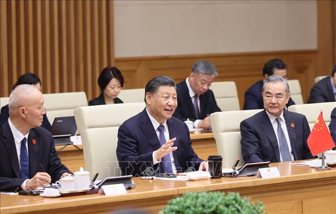 Thủ tướng Phạm Minh Chính hội kiến Tổng Bí thư, Chủ tịch Trung Quốc Tập Cận Bình - Ảnh 8.