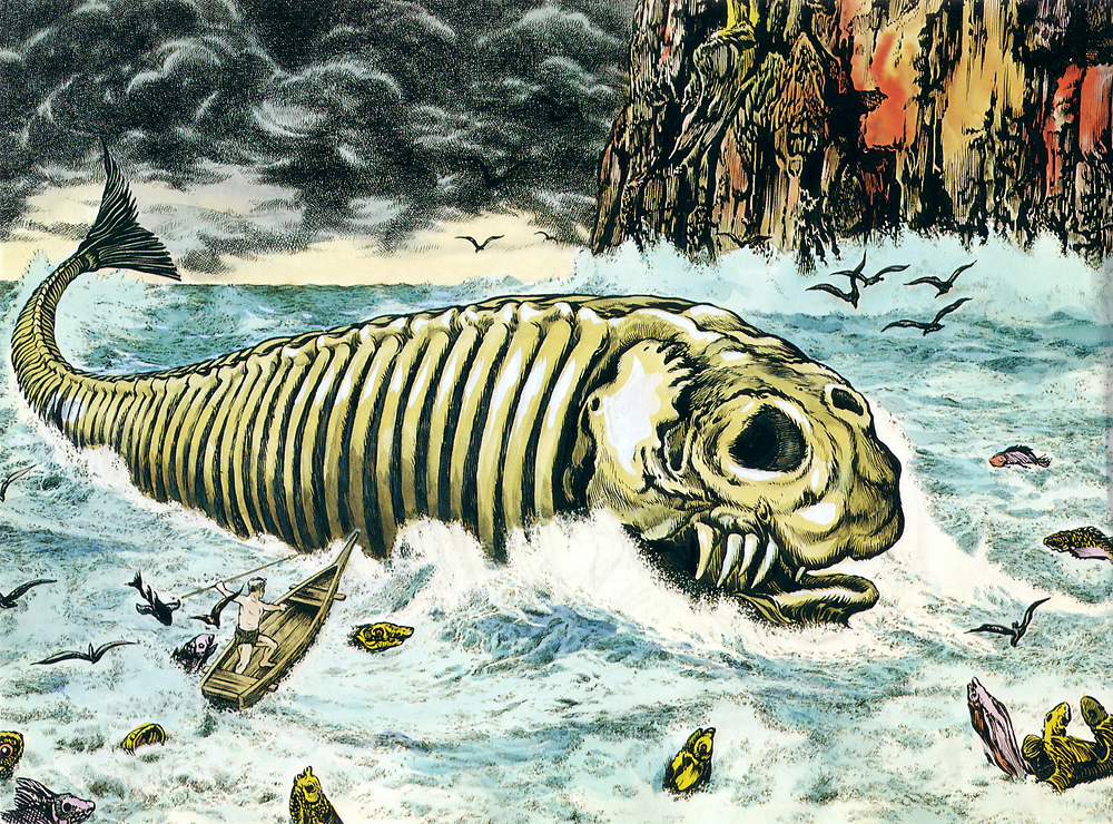Bí ẩn lời nguyền đáng sợ của quái vật biển Bakekujira: Kẻ khổng lồ trở về từ cõi chết - Ảnh 1.