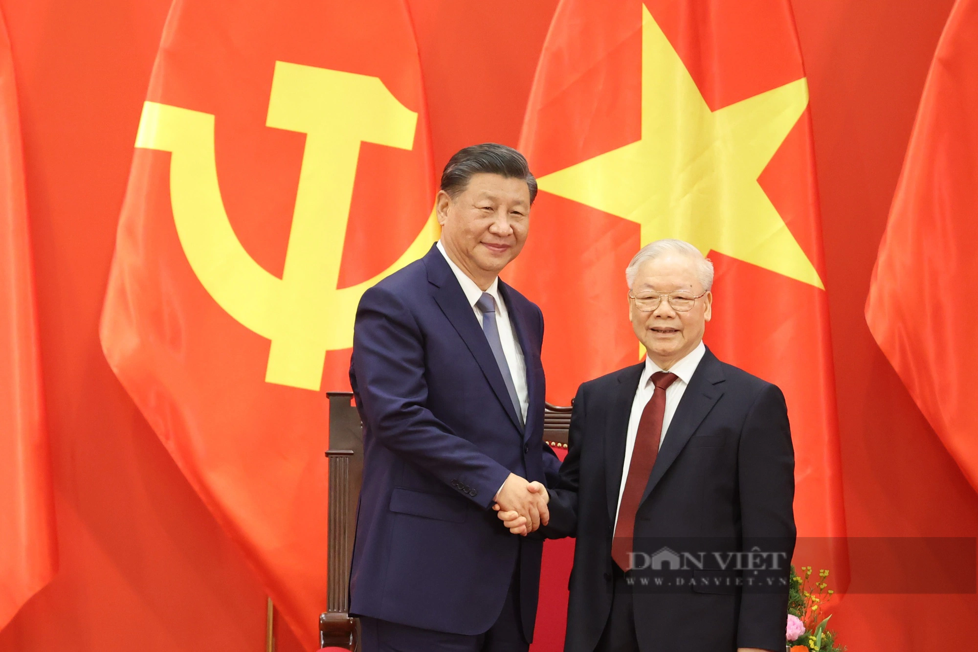 Tổng Bí thư Nguyễn Phú Trọng và Tổng Bí thư, Chủ tịch Trung Quốc Tập Cận Bình gặp gỡ nhân sĩ hai nước - Ảnh 2.