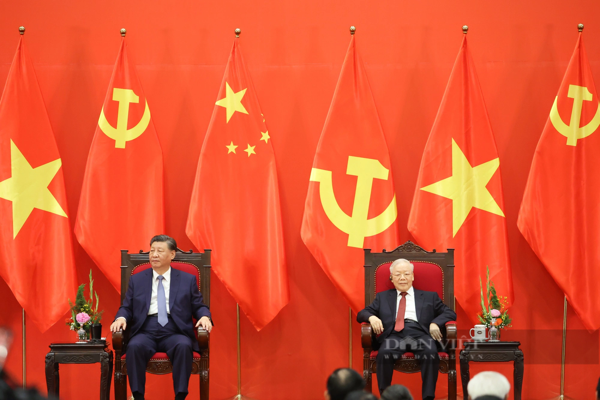 Tổng Bí thư Nguyễn Phú Trọng và Tổng Bí thư, Chủ tịch Trung Quốc Tập Cận Bình gặp gỡ nhân sĩ hai nước - Ảnh 6.