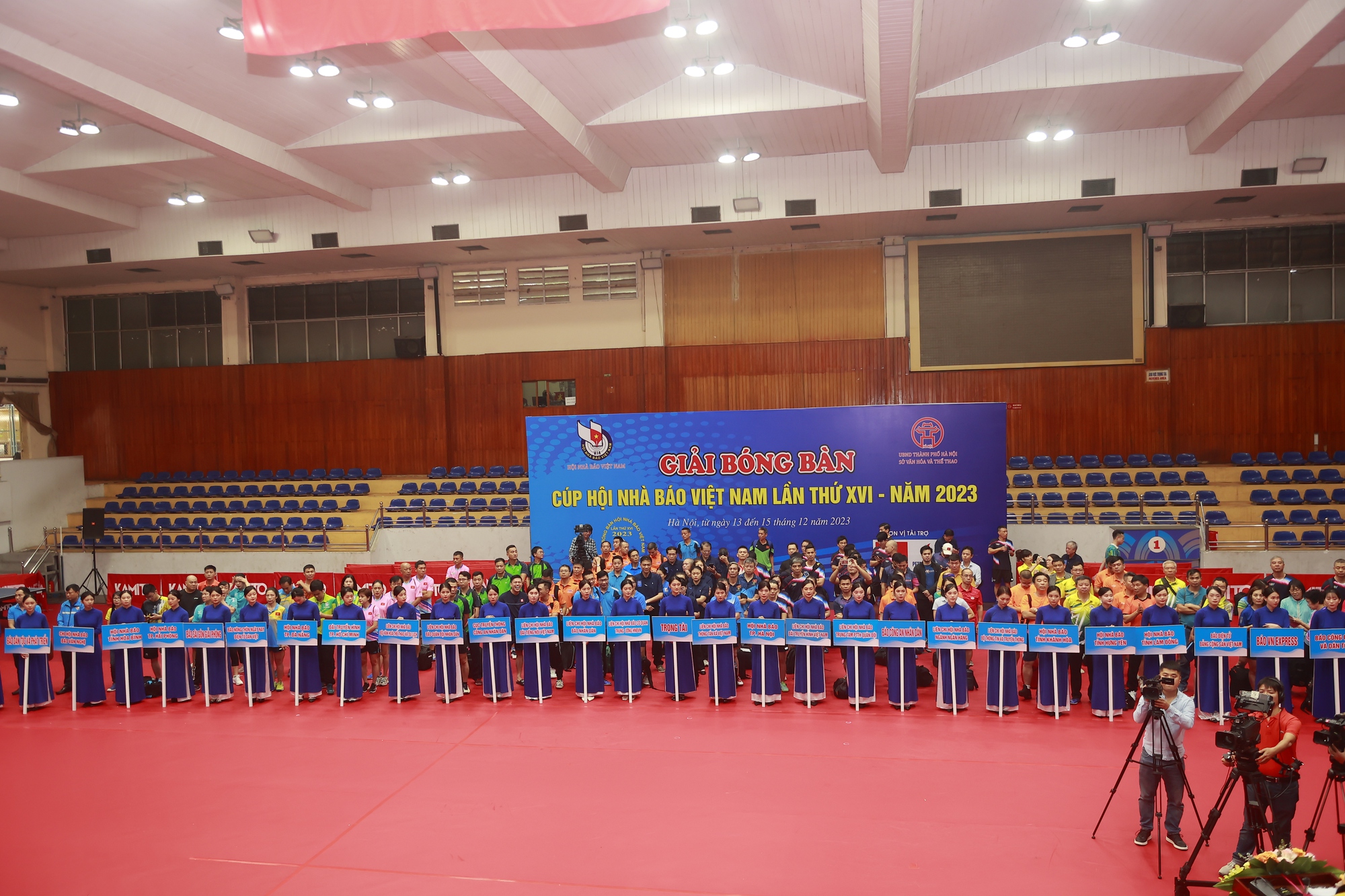 Khai mạc giải Bóng bàn CUP Hội Nhà báo Việt Nam lần thứ XVI - Ảnh 1.