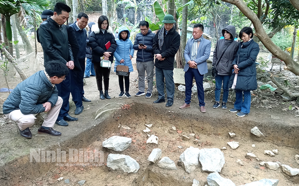 Hành cung Vũ Lâm nhà Trần phát lộ trong khu quần thể danh thắng Tràng An của Ninh Bình