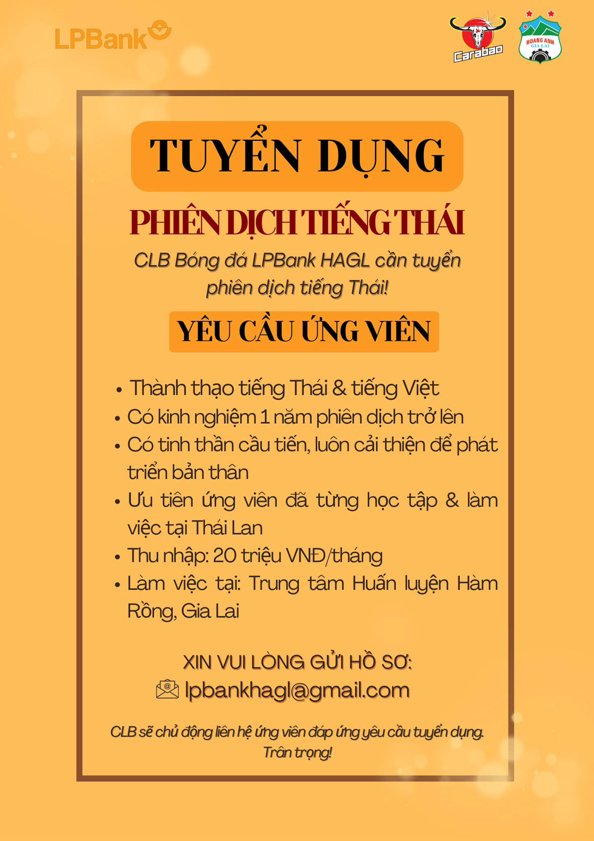 Tin tối (14/12): LPBank HAGL sắp chiêu mộ &quot;bom tấn&quot; từ Thái Lan? - Ảnh 1.