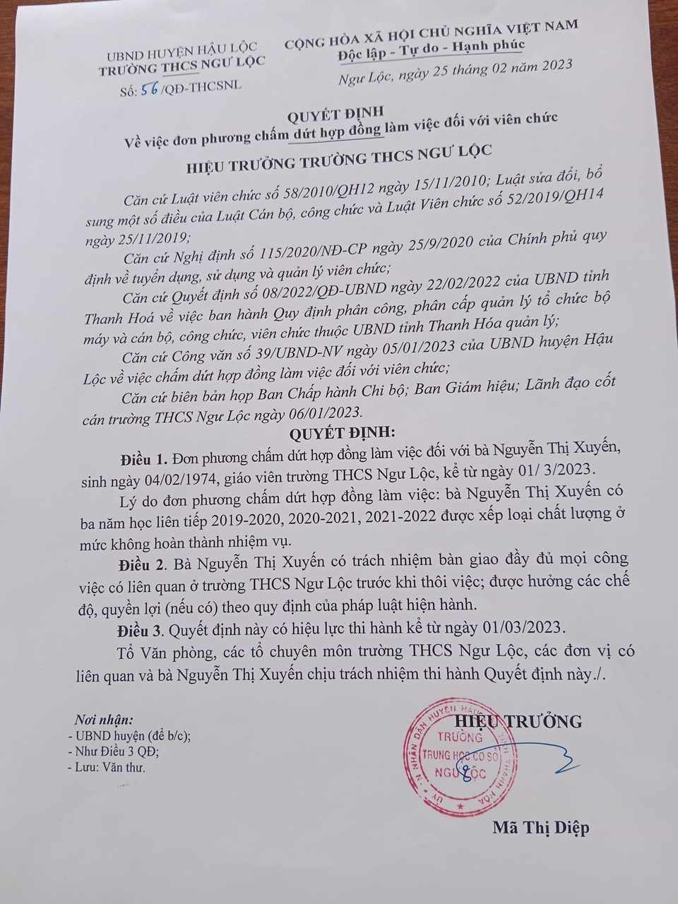 Nguyễn Thị Xuyến từng bị xử phạt hành chính 15 triệu đồng - Ảnh 3.