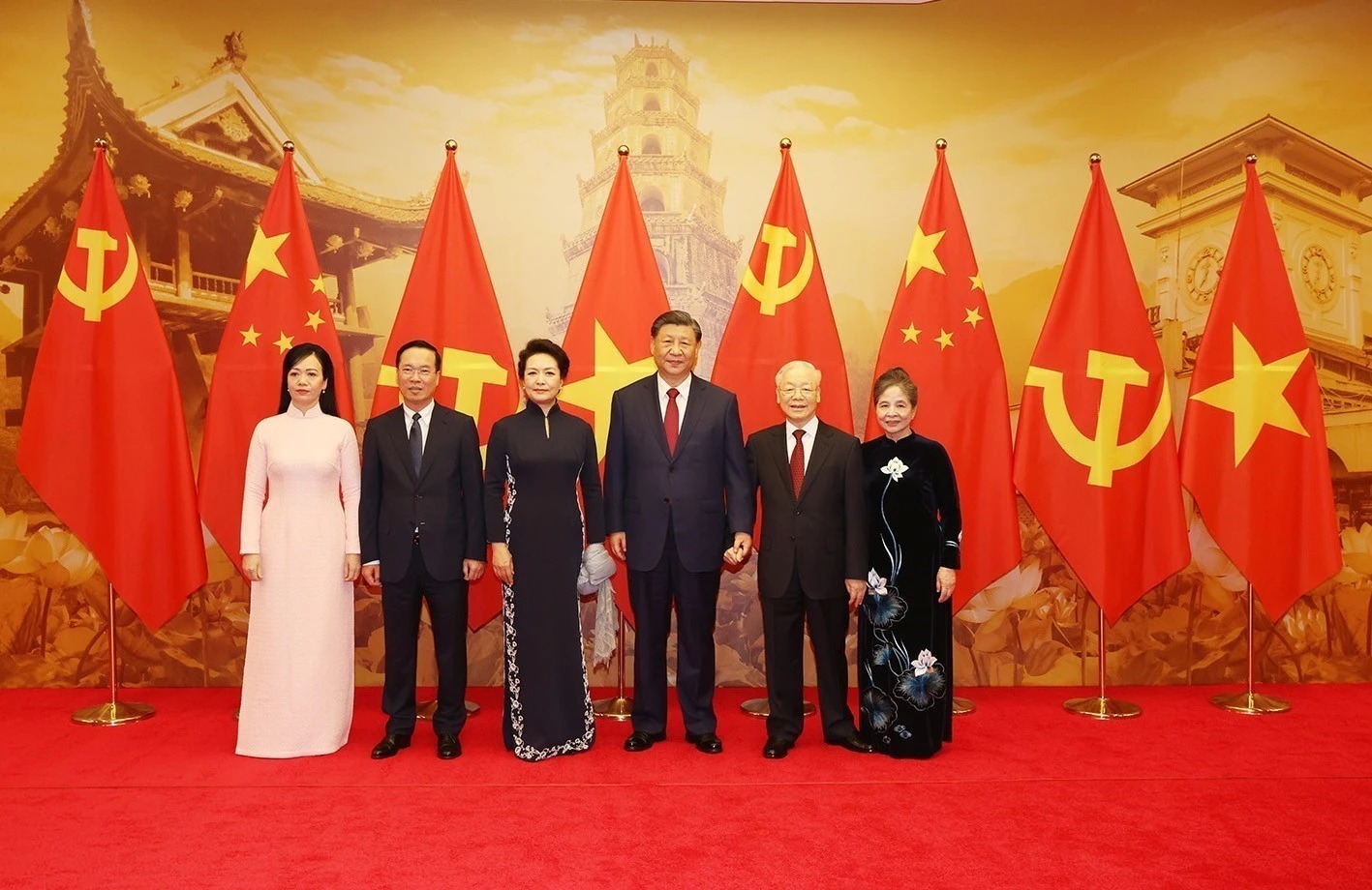Nhìn lại 2 ngày Tổng bí thư, Chủ tịch nước Trung Quốc Tập Cận Bình và Phu nhân Bành Lệ Viên tại Hà Nội- Ảnh 20.