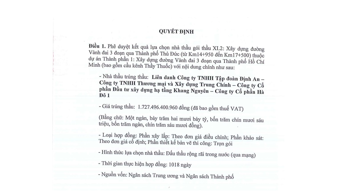 Xây dựng đường Vành đai 3 qua TP. Thủ Đức: Nhà thầu &quot;mát tay&quot; được chọn - Ảnh 1.