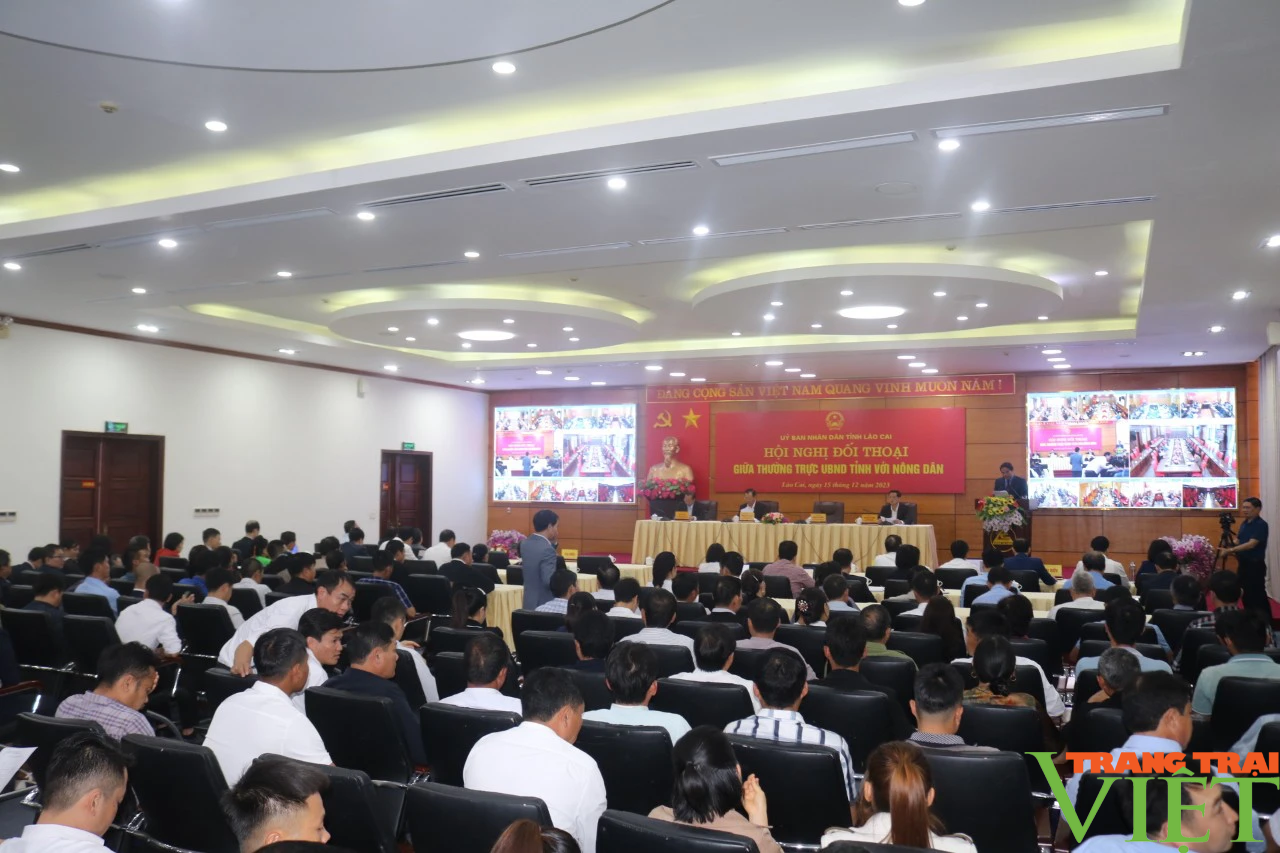 Khai mạc Hội nghị đối thoại trực tiếp giữa Thường trực UBND tỉnh Lào Cai với nông dân - Ảnh 1.