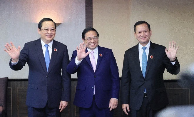 Không ngừng thúc đẩy quan hệ gắn bó giữa 3 nước Việt Nam-Lào-Campuchia - Ảnh 1.
