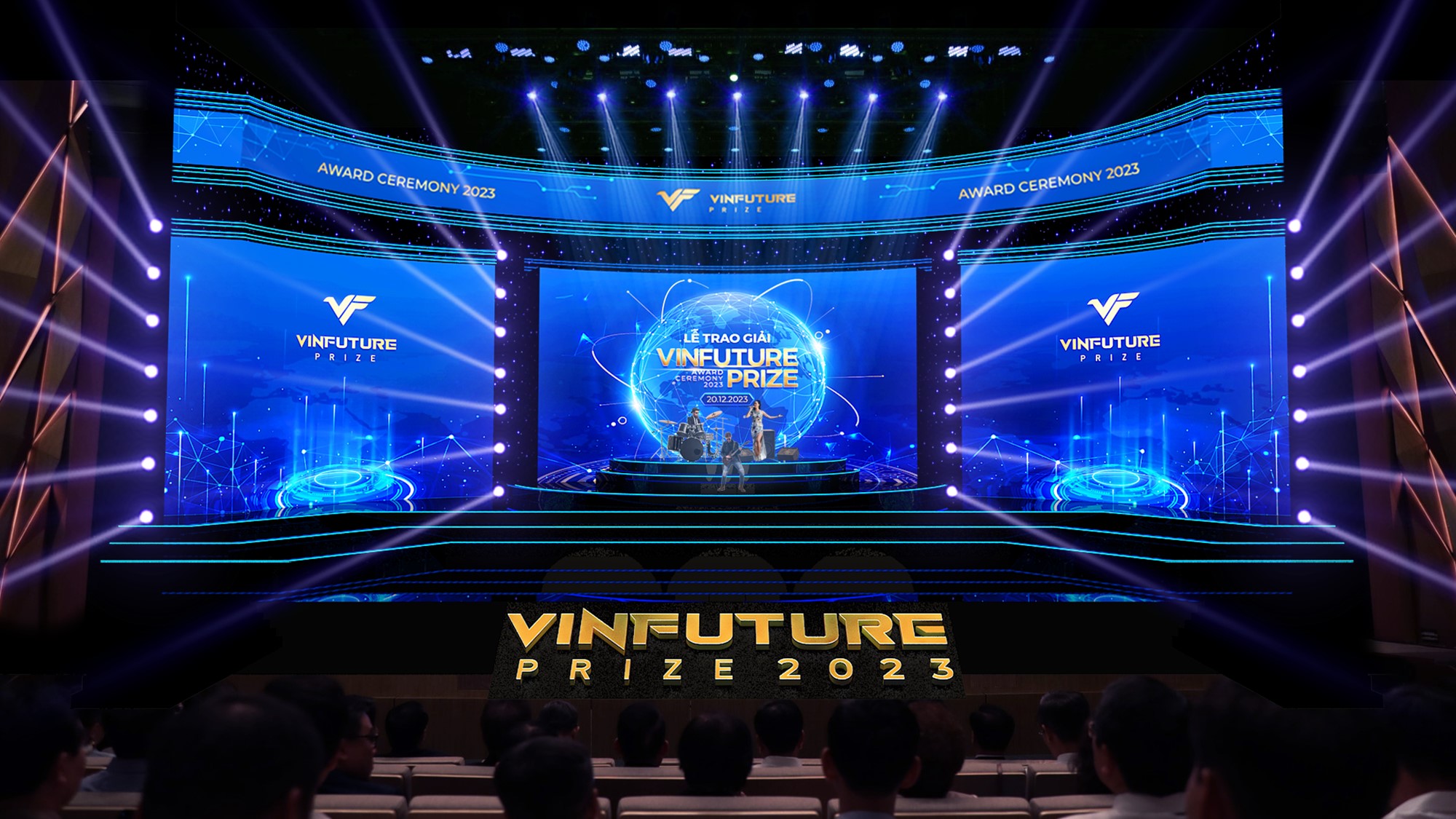 Chủ nhân của các giải thưởng VinFuture với tổng trị giá 4,5 triệu USD sẽ chính thức lộ diện trong Lễ trao giải diễn ra vào 20h10 tối mai (ngày 20/12) tại Nhà hát Hồ Gươm, Hà Nội.