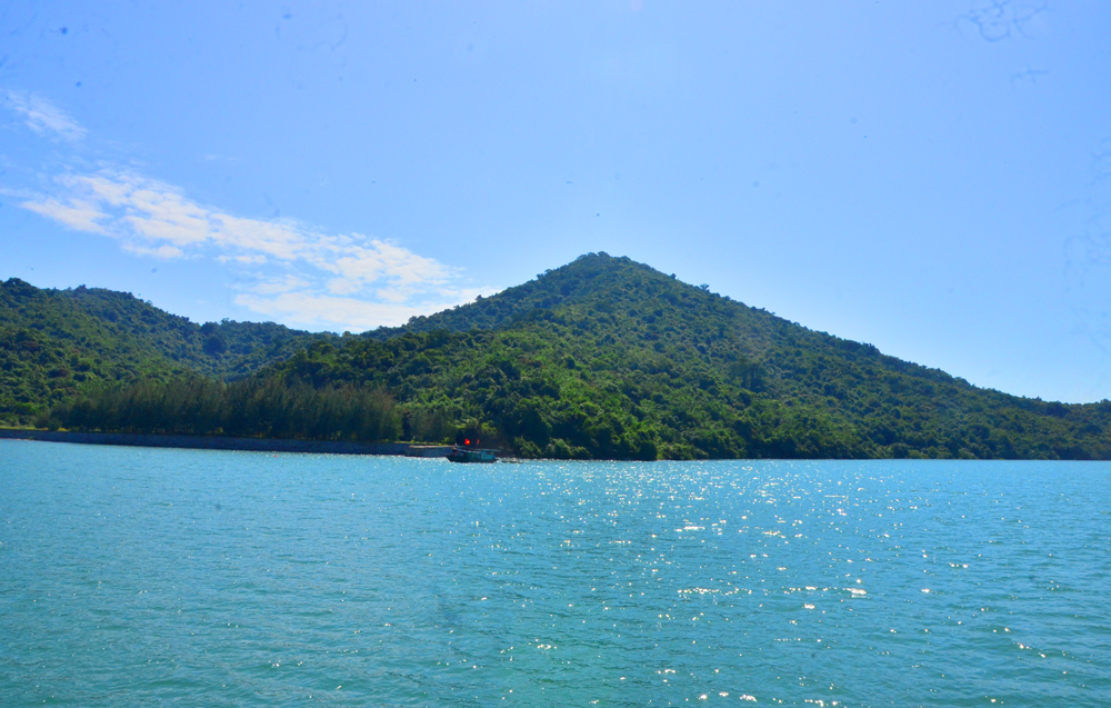 Một hòn đảo đẹp lạ như phim ở vịnh Bái Tử Long ở Quảng Ninh, có biển, cây cổ thụ, dòng suối, khỉ mặt đỏ - Ảnh 1.