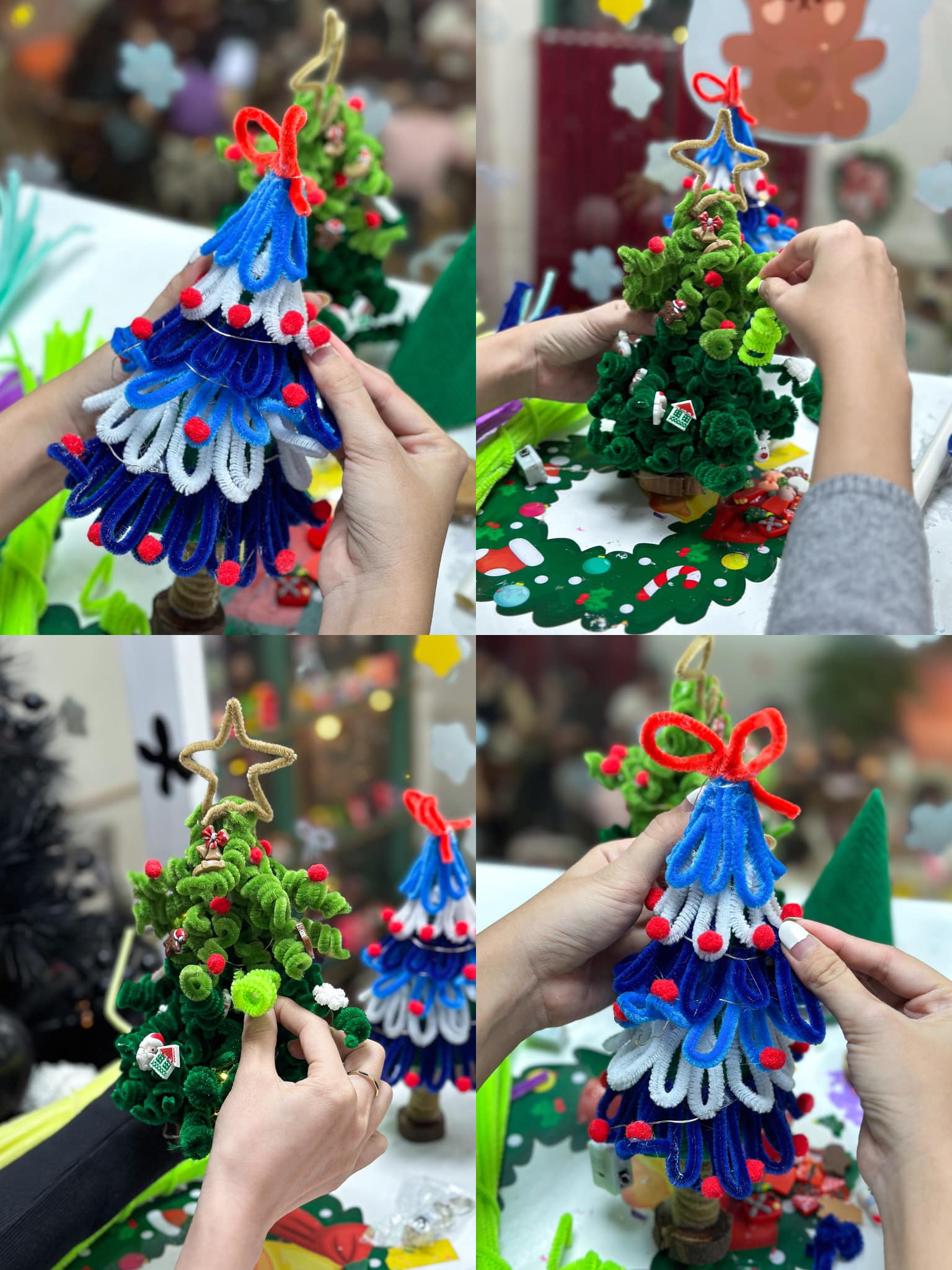 'Trend' cây thông handmade lên ngôi thu hút khách dịp Giáng sinh - Ảnh 1.