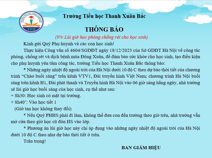 Trời rét xuống 7 độ C, phụ huynh Hà Nội nháo nhác &quot;con đi học hay được nghỉ?&quot;- Ảnh 2.