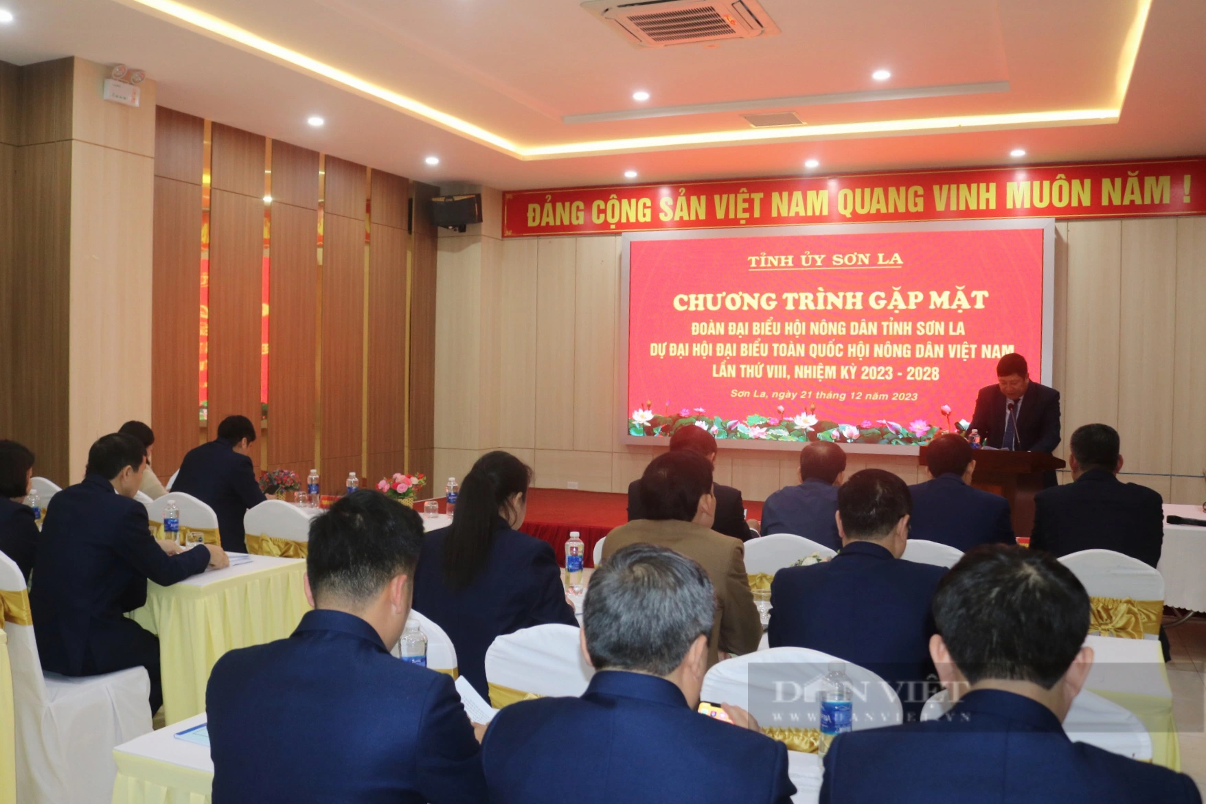 Sơn La gặp mặt 15 đại biểu tham dự Đại hội đại biểu toàn quốc Hội Nông dân Việt Nam lần thứ VIII- Ảnh 1.