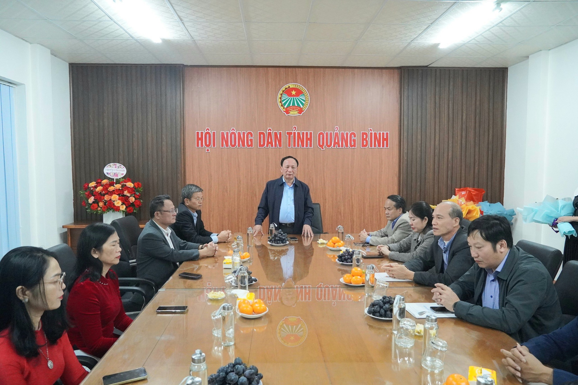 Quảng Bình: Gặp đoàn đại biểu dự Đại hội Hội Nông dân Việt Nam lần thứ VIII - Ảnh 1.