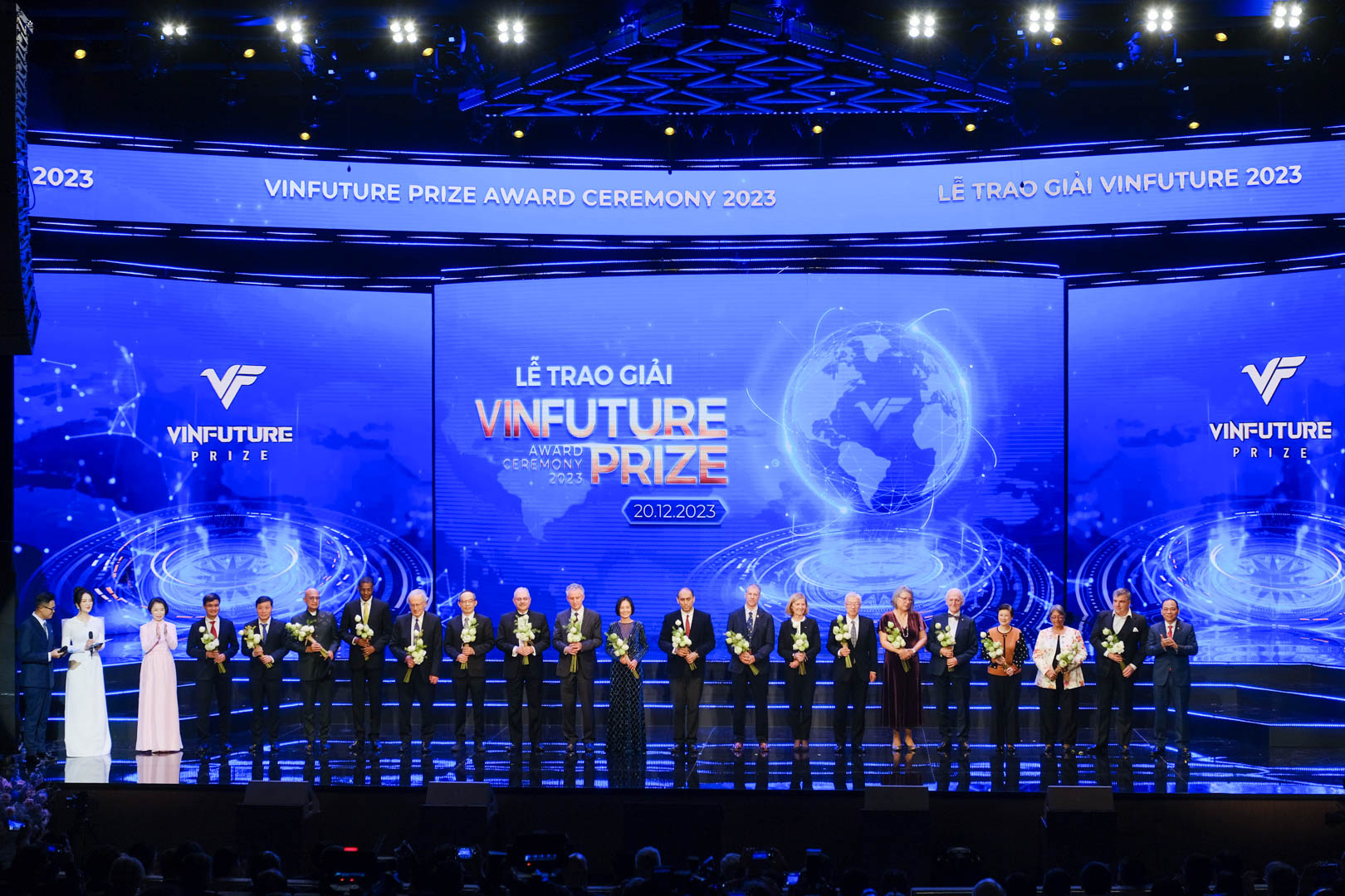 Tinh hoa nghệ thuật toàn cầu hội tụ tại Lễ trao giải KHCN danh giá VinFuture 2023- Ảnh 1.