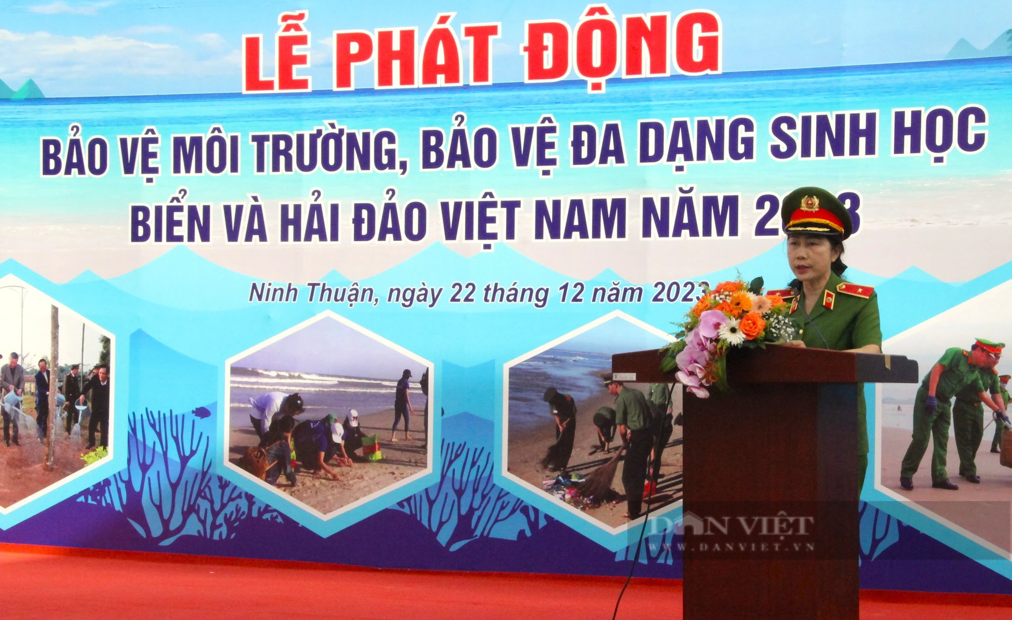 Cục Cảnh sát phòng chống tội phạm về môi trường tuyên truyền bảo vệ đa dạng sinh học biển ở Ninh Thuận- Ảnh 2.