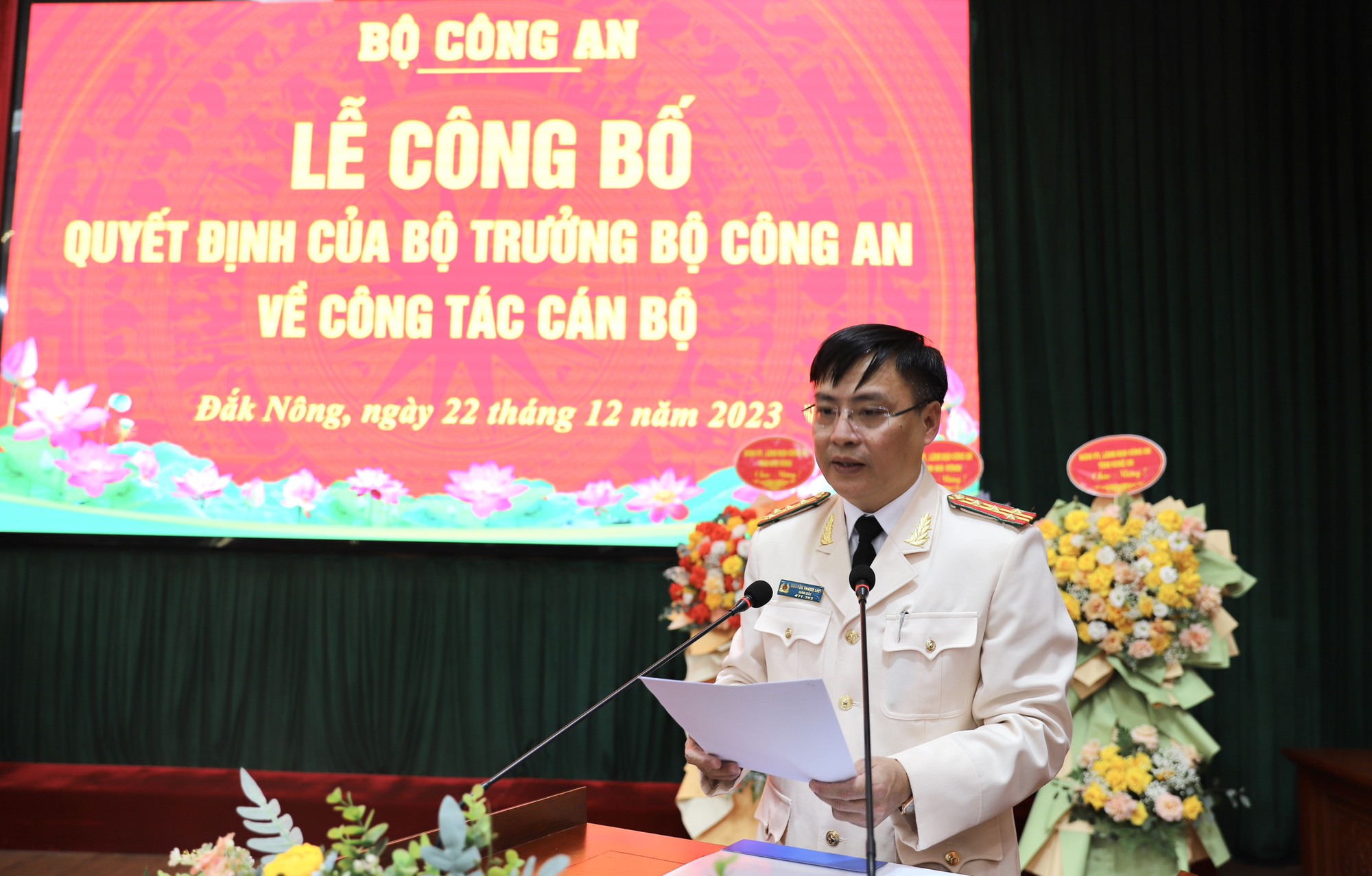 Bộ trưởng Bộ Công an điều động Phó Giám đốc Công an tỉnh Hà Tĩnh làm Giám đốc Công an tỉnh Đắk Nông - Ảnh 2.