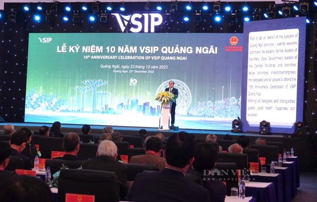 Chủ tịch nước Võ Văn Thưởng dự lễ kỷ niệm 10 năm thành lập VSIP Quảng Ngãi - Ảnh 5.