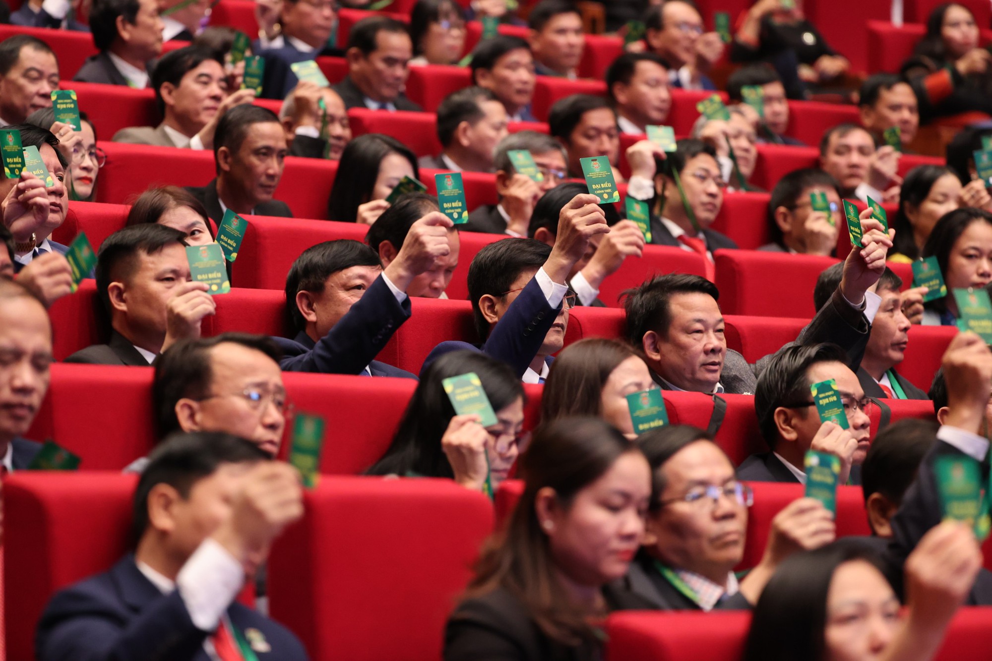 Thông qua Quy chế làm việc tại Đại hội đại biểu toàn quốc Hội Nông dân Việt Nam lần thứ VIII - Ảnh 2.