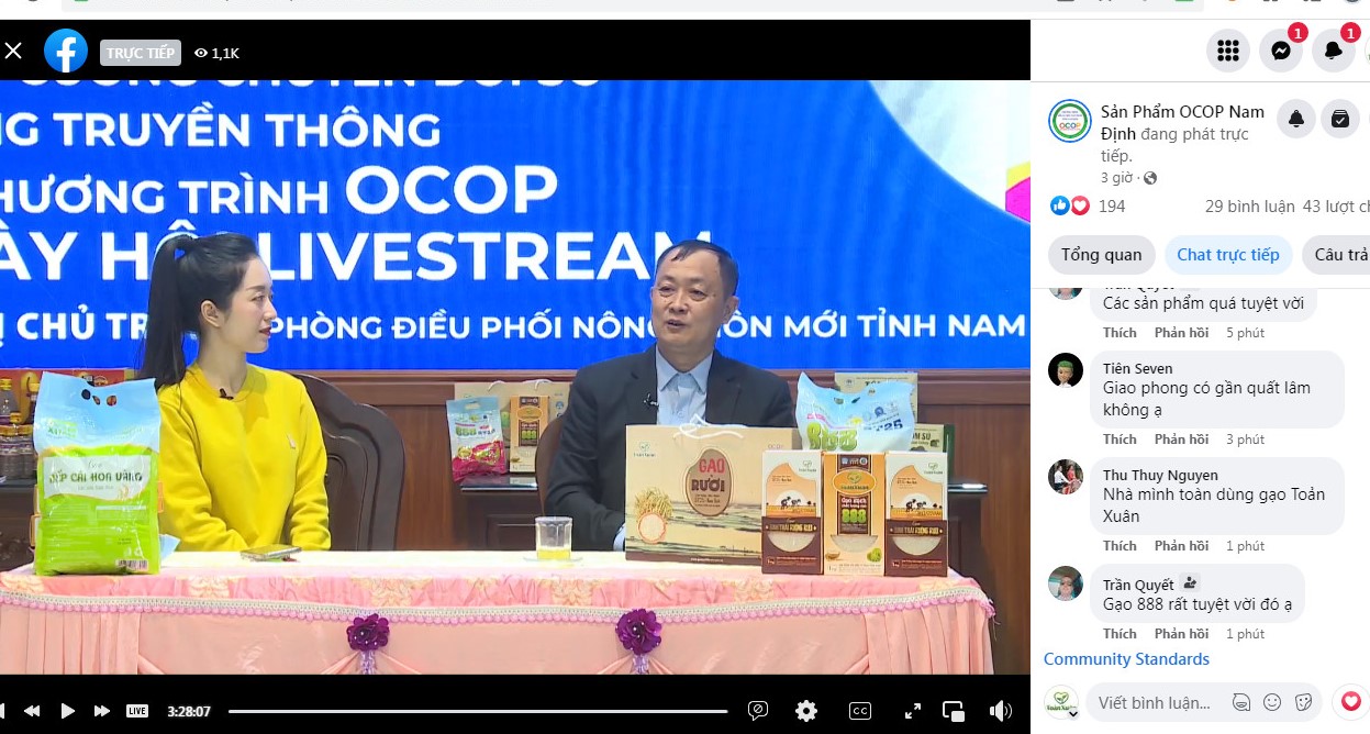 Quảng bá, giới thiệu sản phẩm OCOP tỉnh Nam Định trên ứng dụng Tiktok - Ảnh 2.